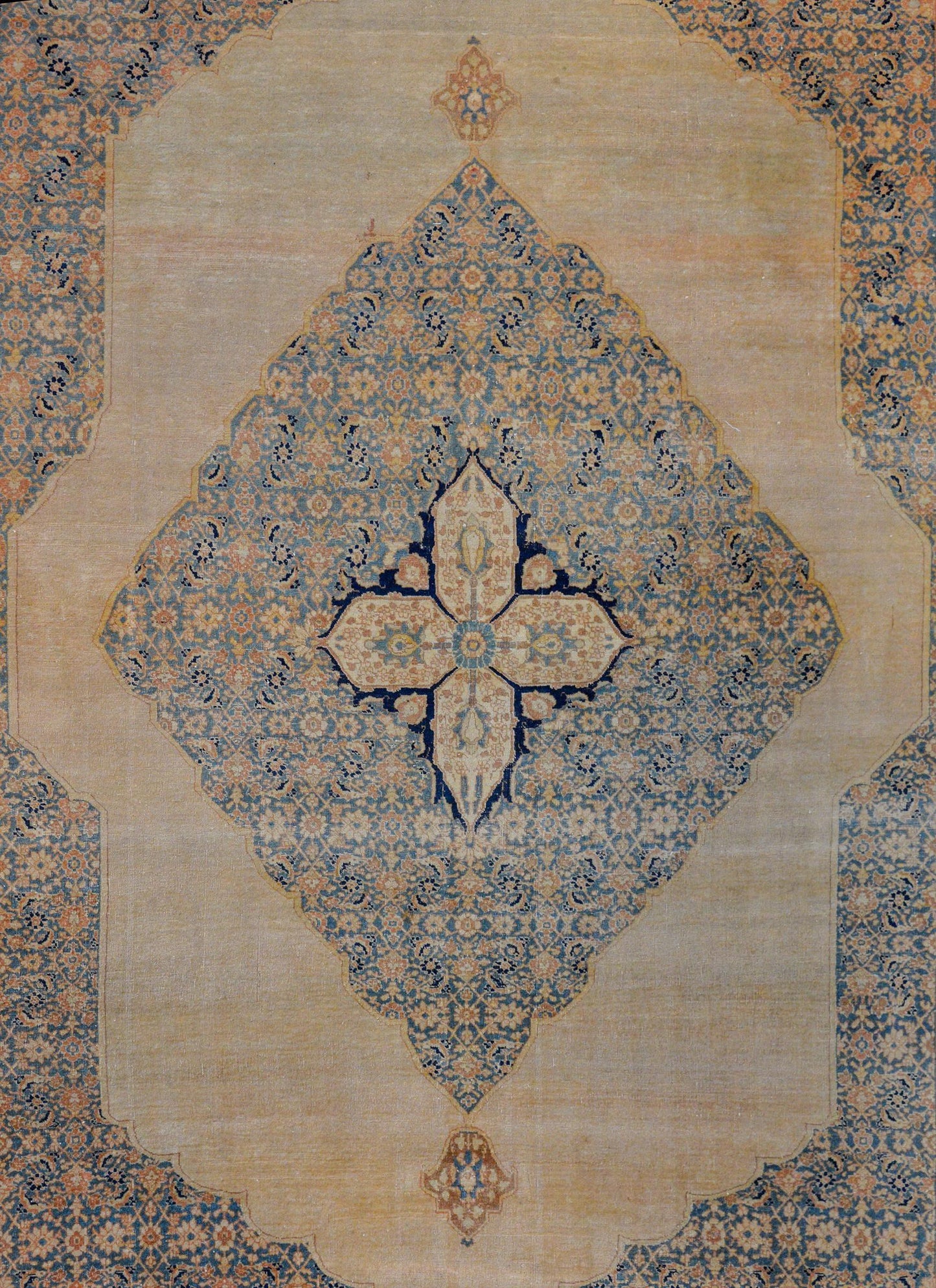 Incredible Early 20th Century Hadji Jalili Tabriz Rug For Sale