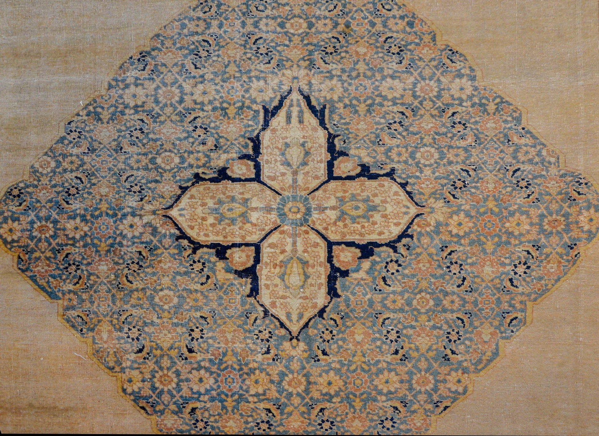 Incredible Early 20th Century Hadji Jalili Tabriz Rug For Sale