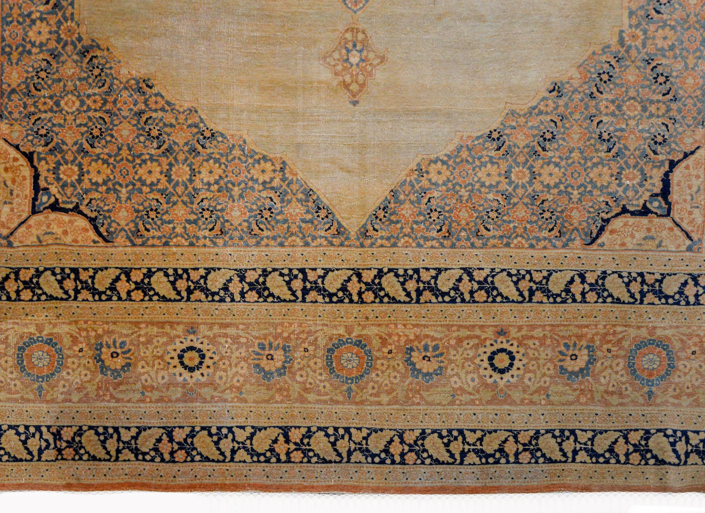 Incredible Early 20th Century Hadji Jalili Tabriz Rug For Sale