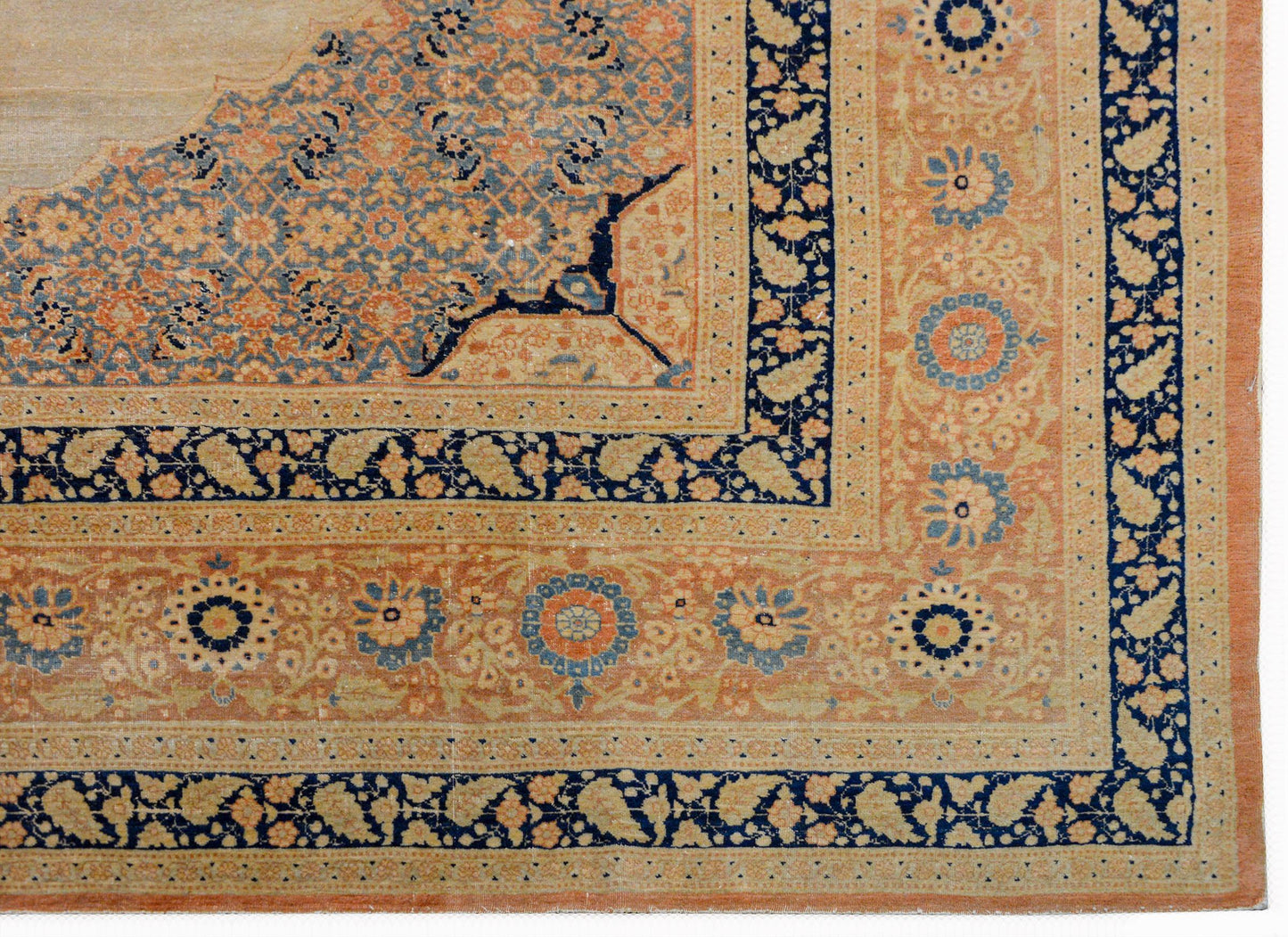 Incredible Early 20th Century Hadji Jalili Tabriz Rug For Sale