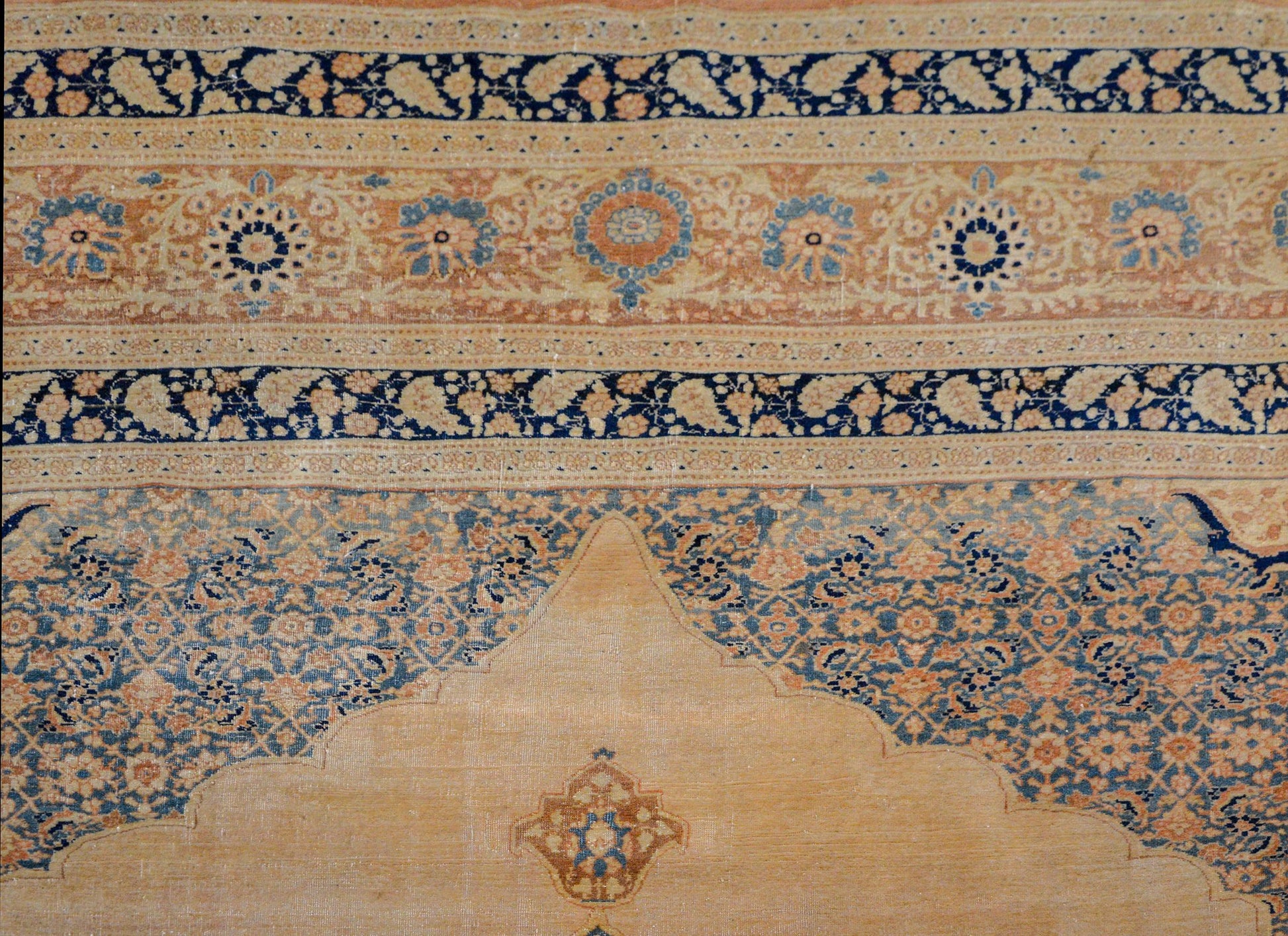Incredible Early 20th Century Hadji Jalili Tabriz Rug For Sale