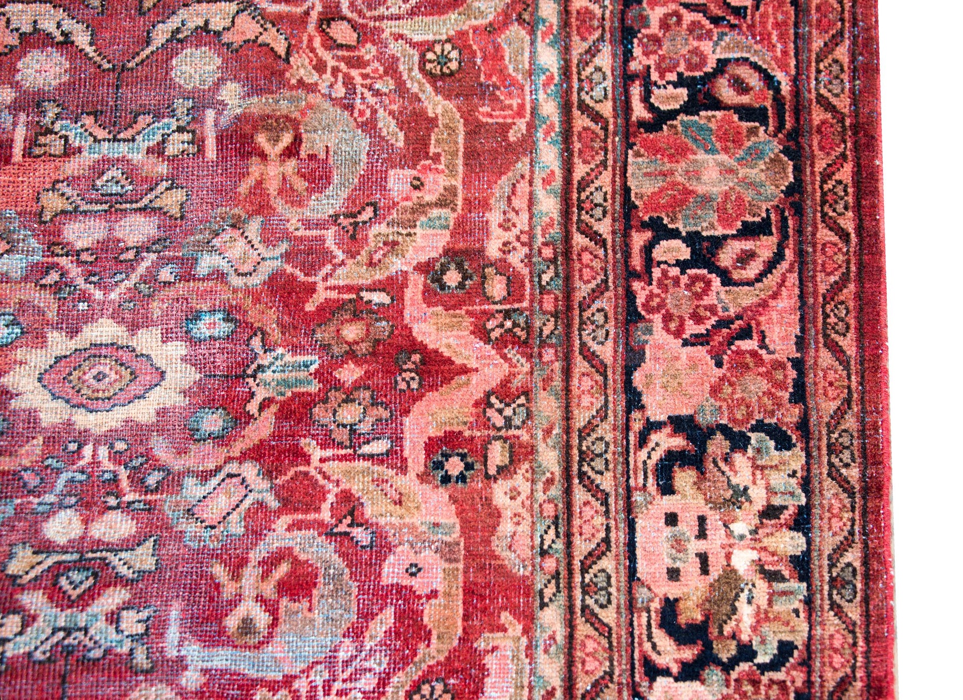 Early 20th Century Persian Mahal Rug For Sale