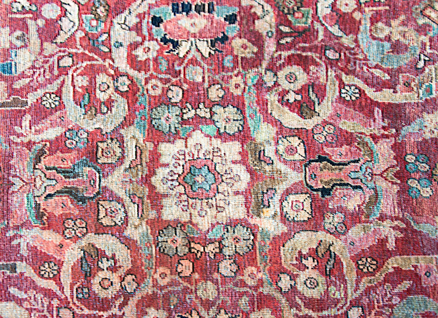 Early 20th Century Persian Mahal Rug For Sale