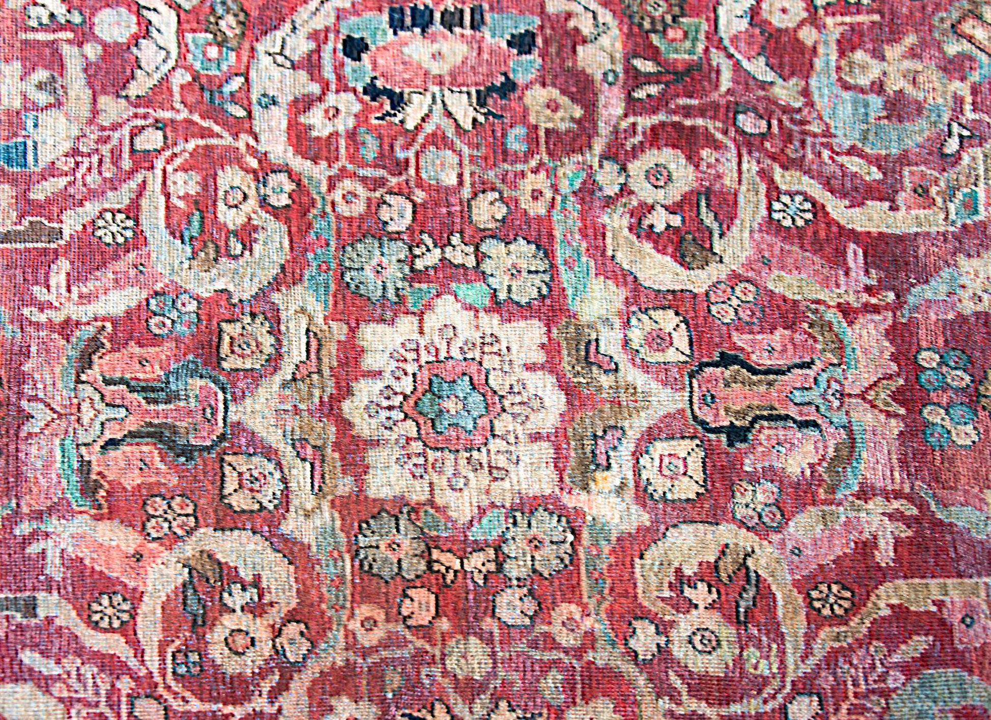 Early 20th Century Persian Mahal Rug For Sale