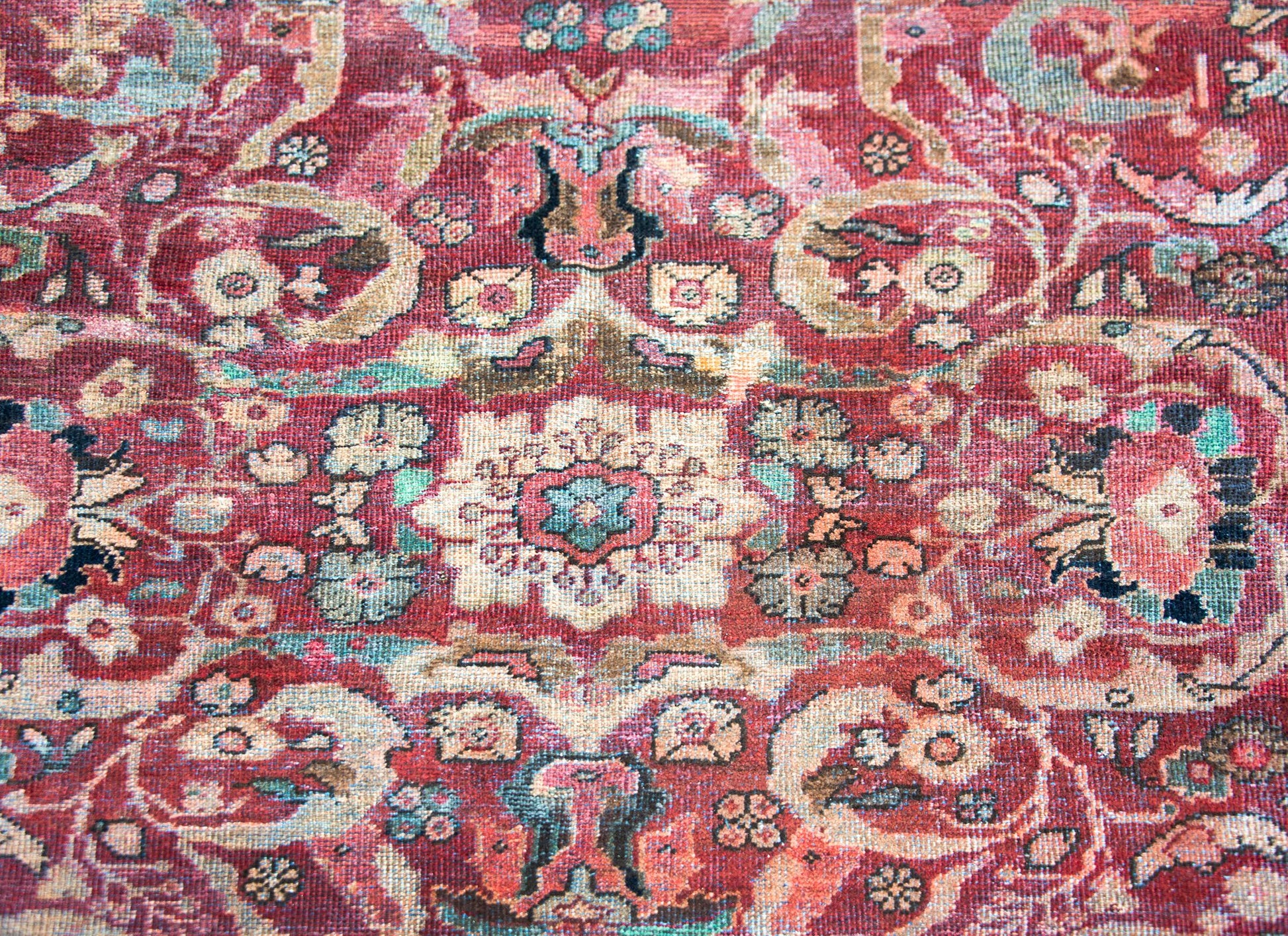 Early 20th Century Persian Mahal Rug For Sale