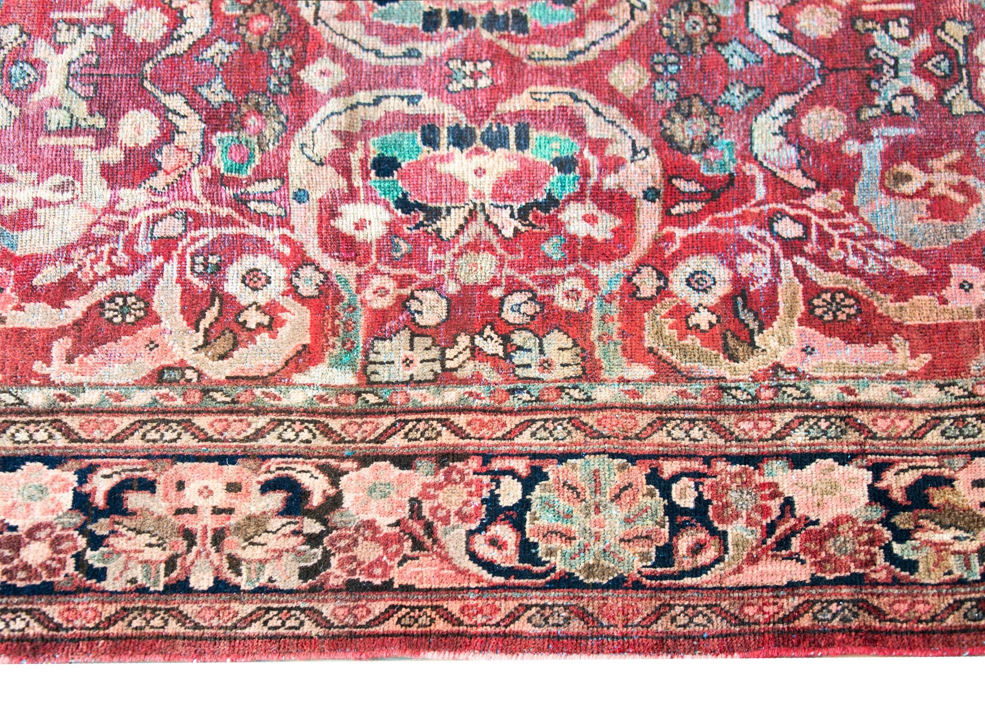 Early 20th Century Persian Mahal Rug For Sale