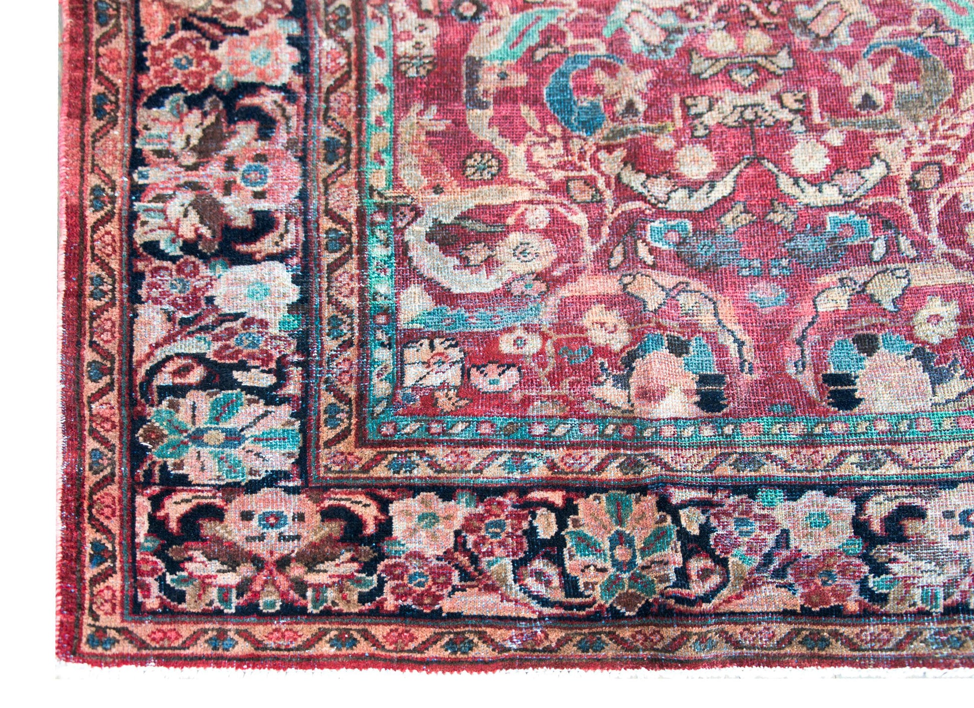 Early 20th Century Persian Mahal Rug For Sale