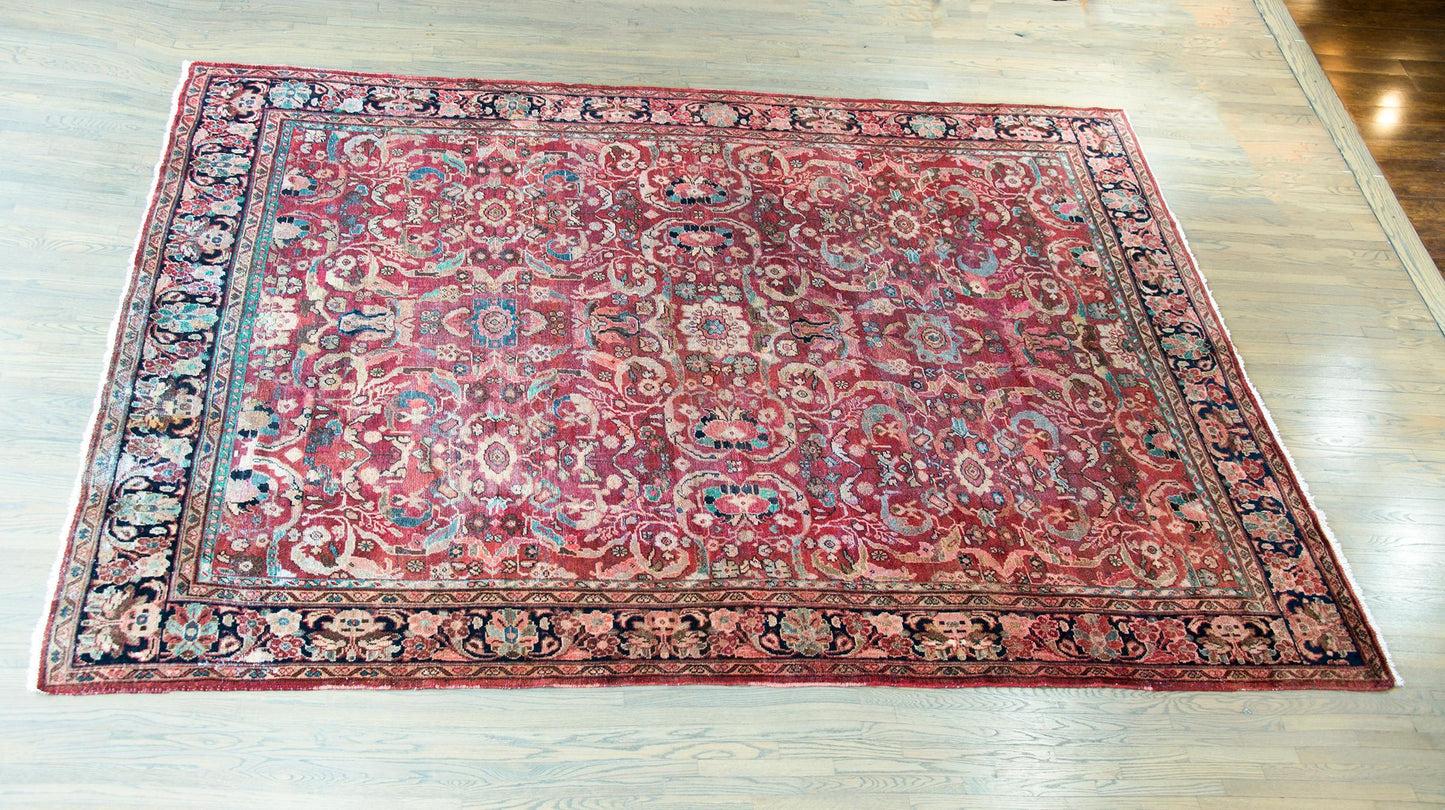 Early 20th Century Persian Mahal Rug For Sale