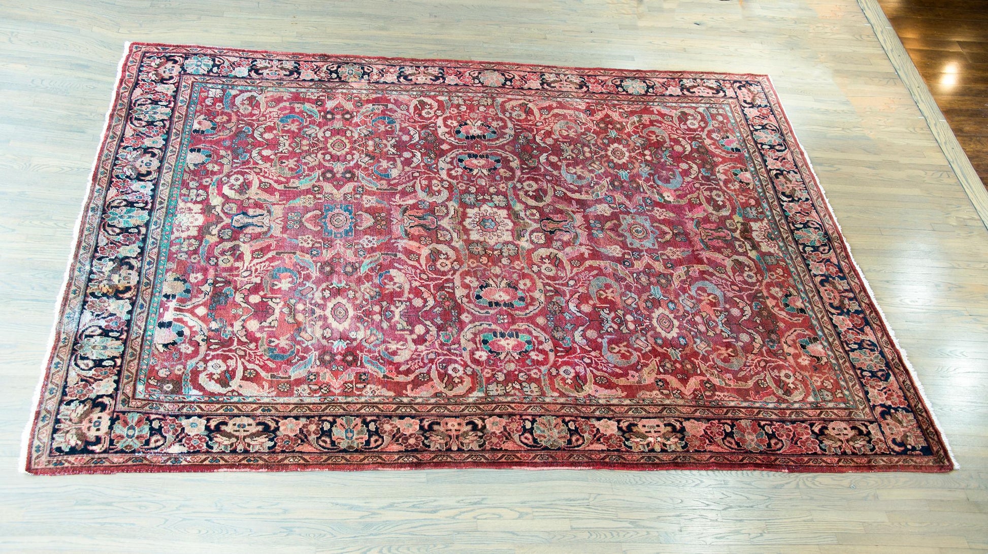 Early 20th Century Persian Mahal Rug For Sale