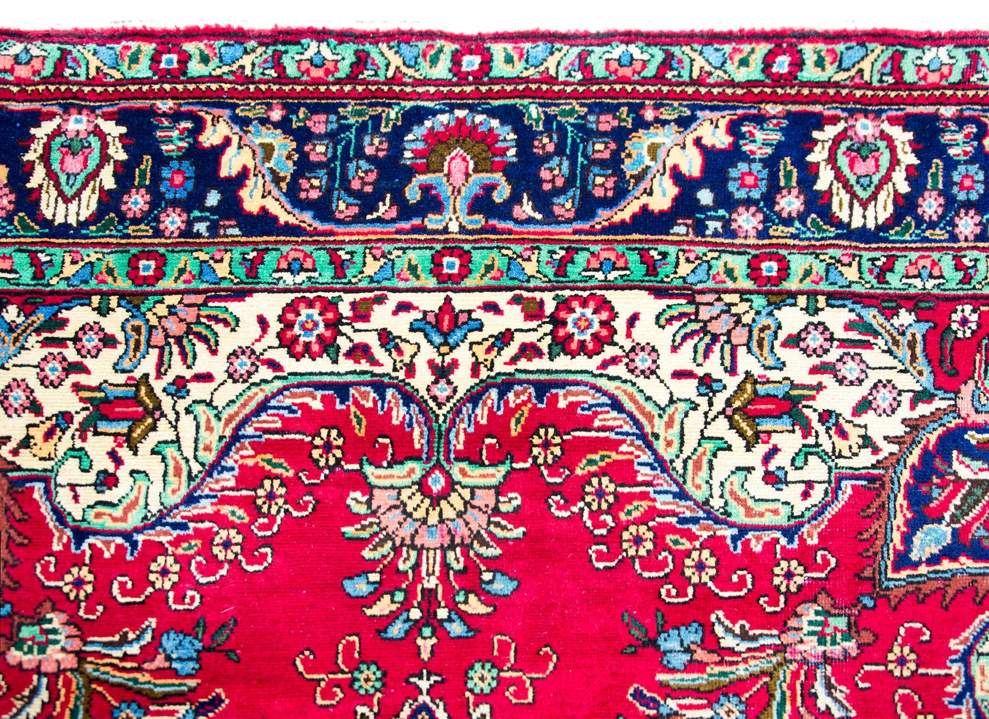 Vintage Persian Tabriz Rug For Sale