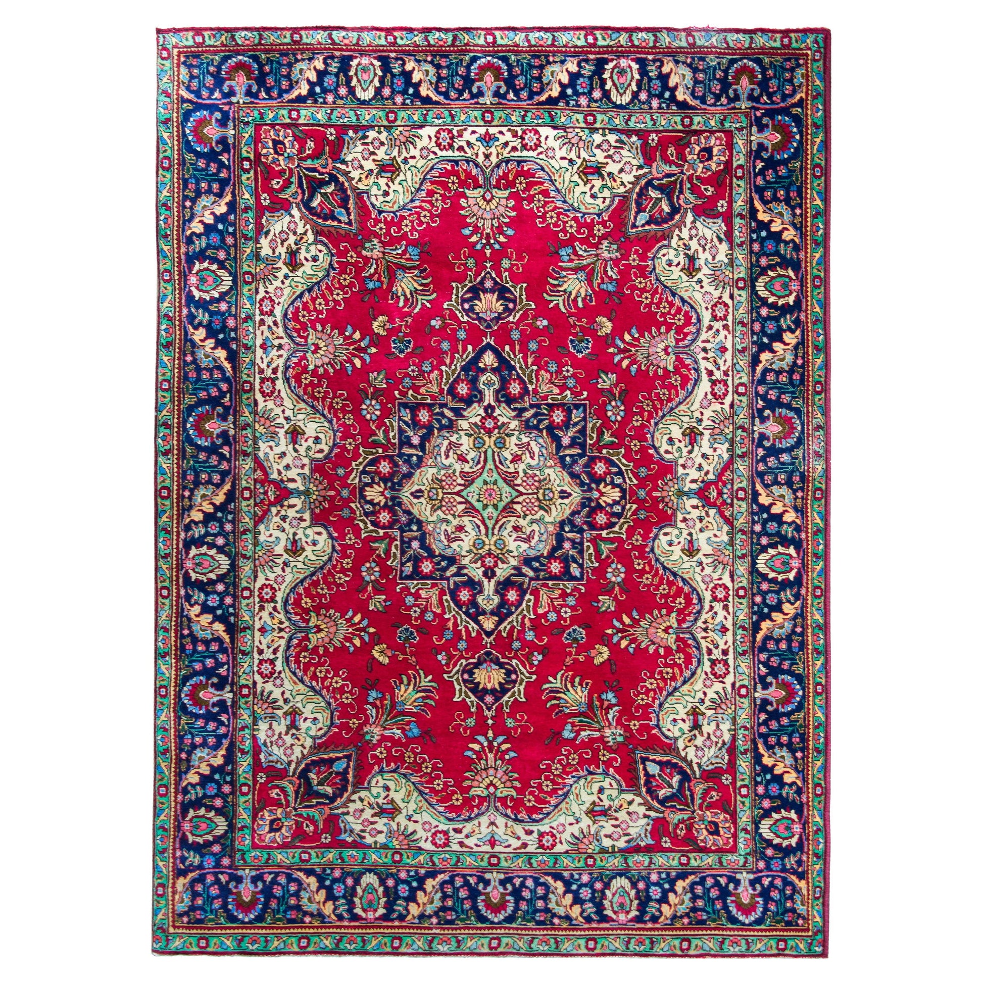 Vintage Persian Tabriz Rug For Sale