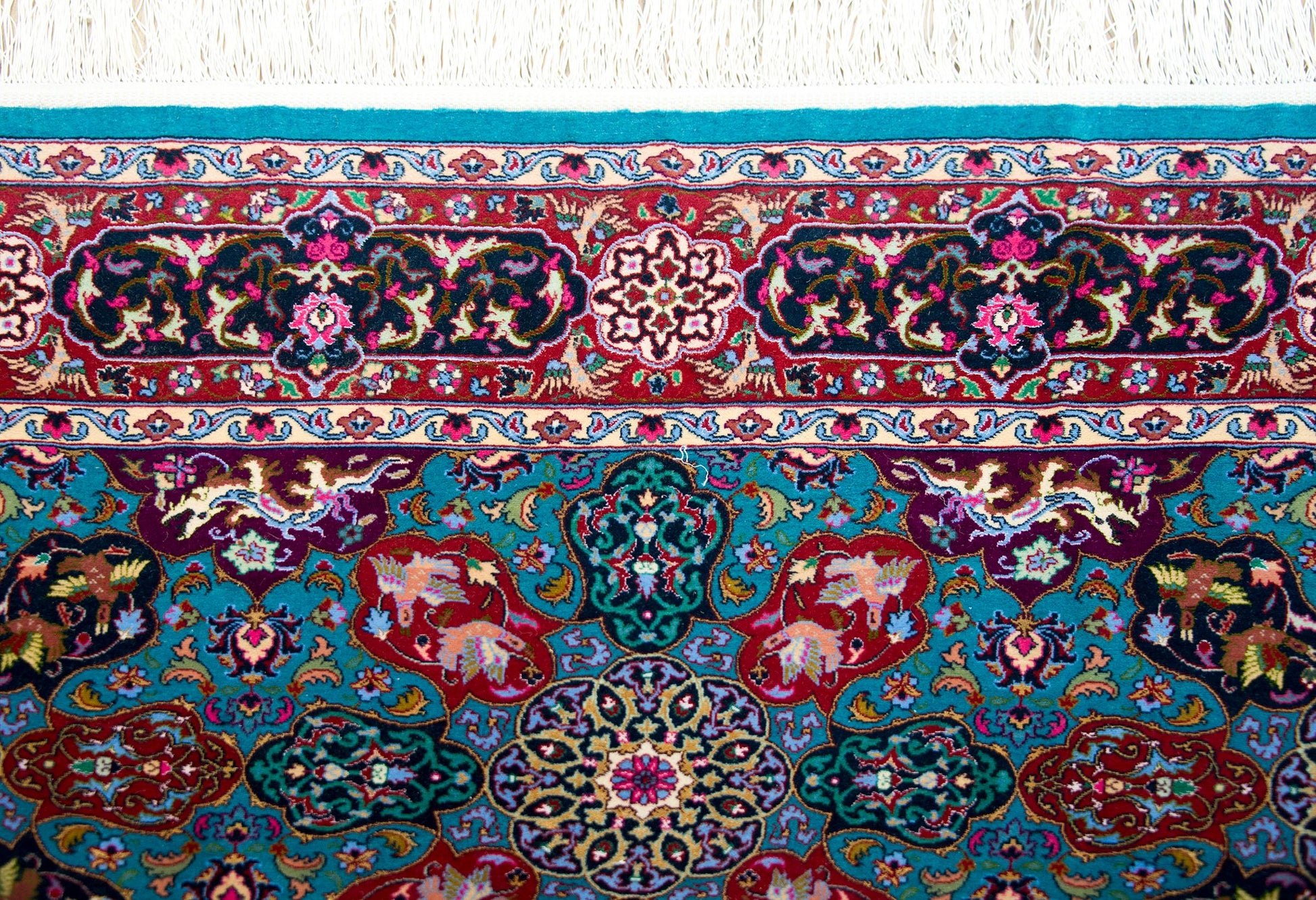 Vintage Persian Tabriz Rug For Sale