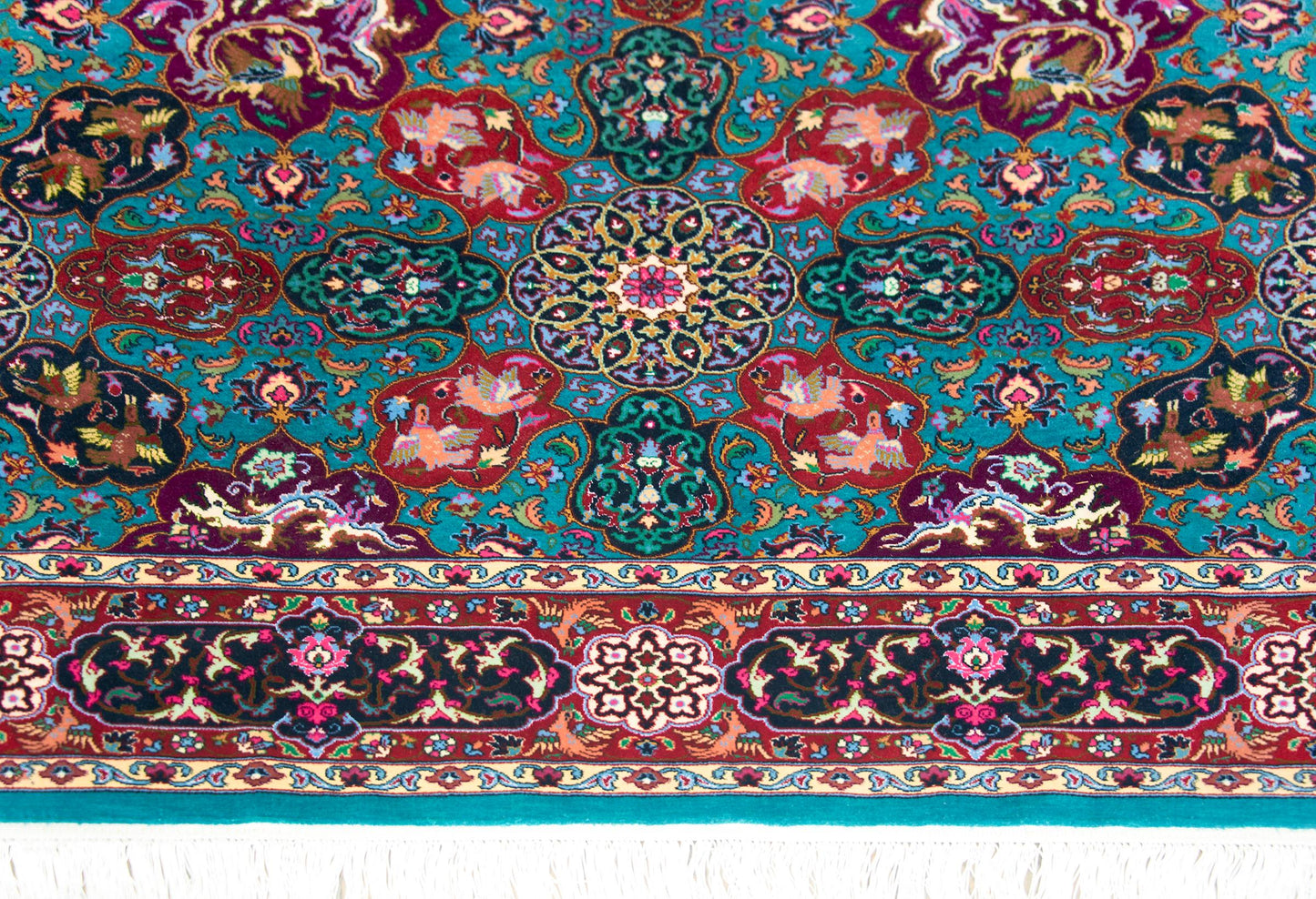 Vintage Persian Tabriz Rug For Sale