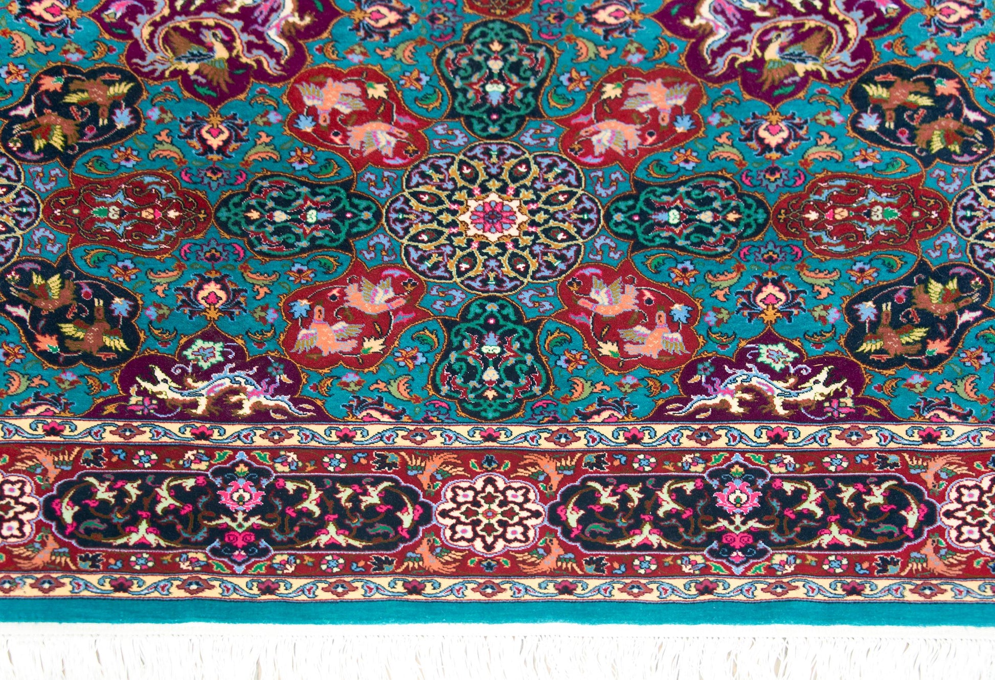 Vintage Persian Tabriz Rug For Sale