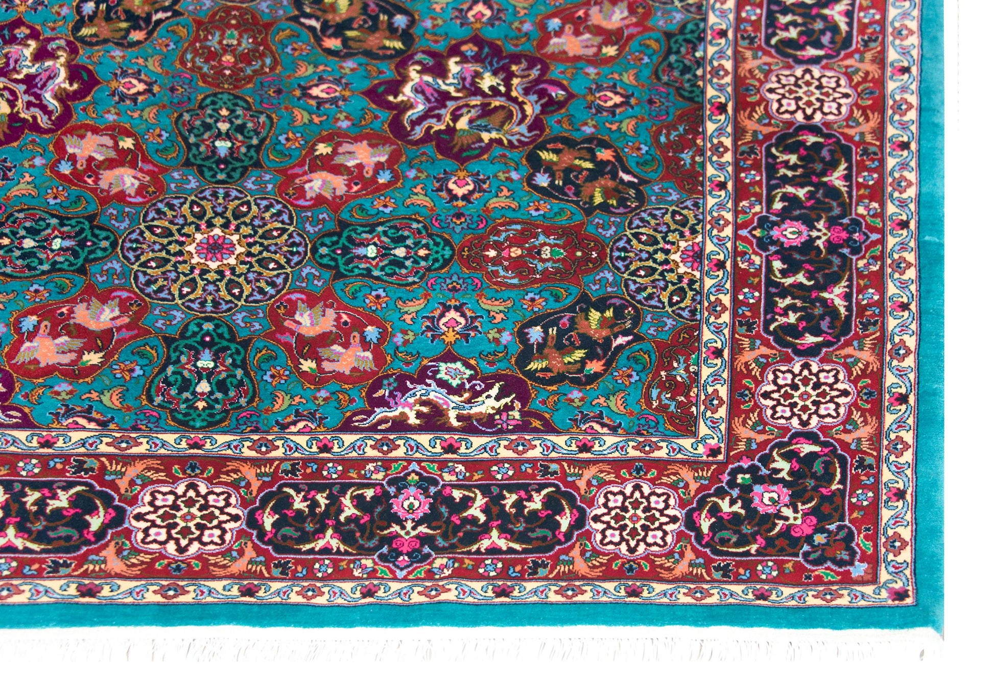 Vintage Persian Tabriz Rug For Sale