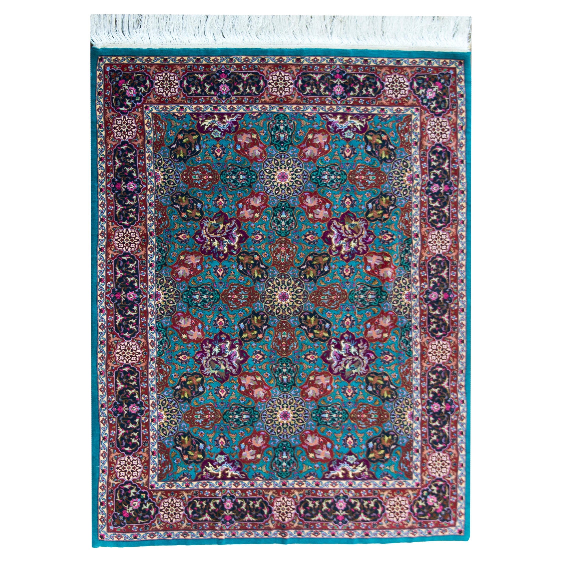Vintage Persian Tabriz Rug For Sale