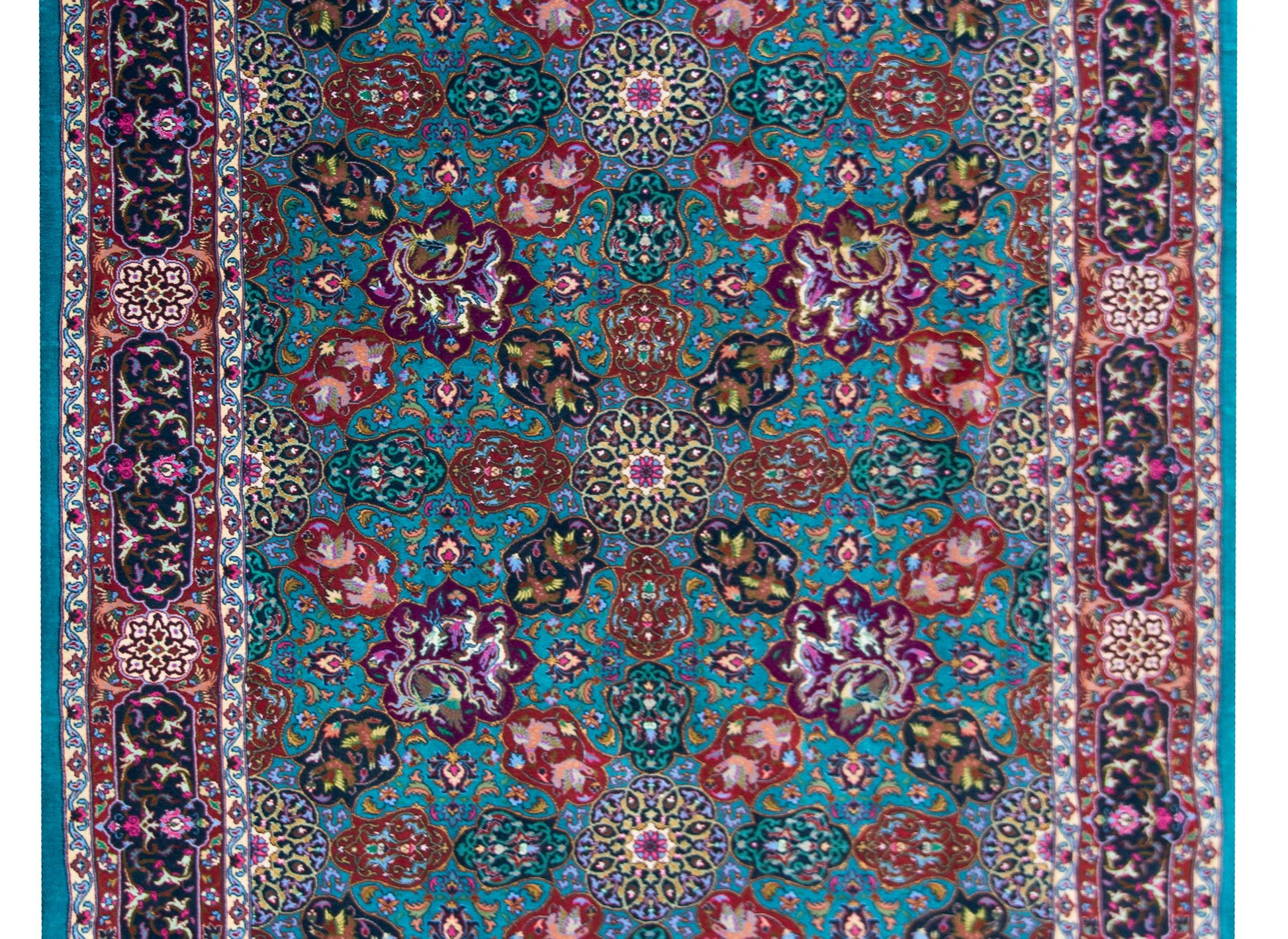 Vintage Persian Tabriz Rug For Sale