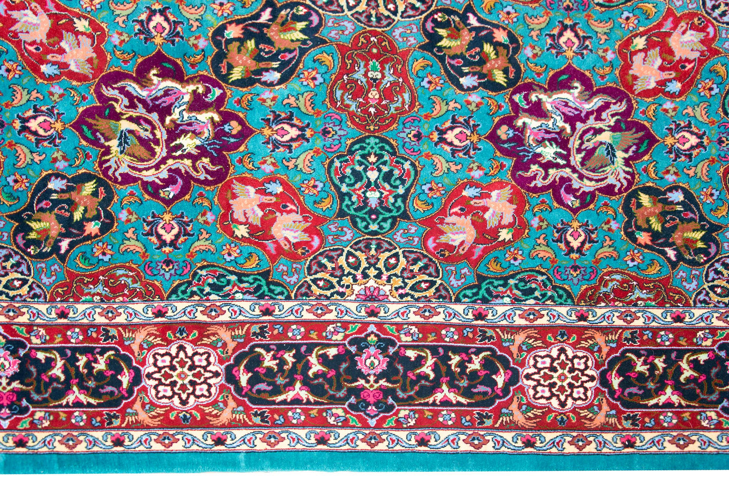 Vintage Persian Tabriz Rug For Sale