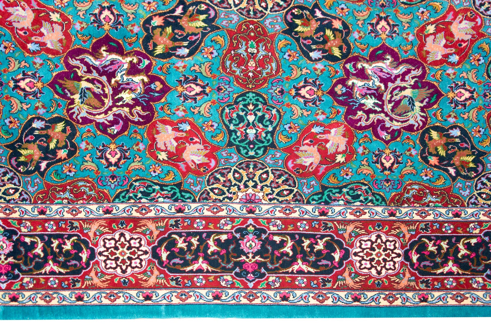 Vintage Persian Tabriz Rug For Sale