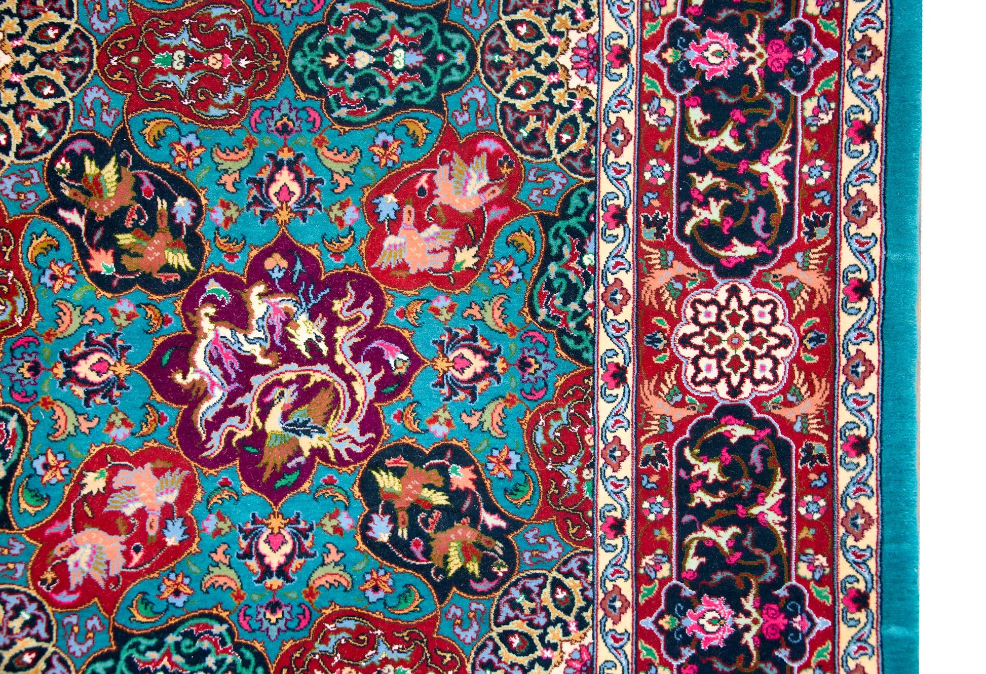 Vintage Persian Tabriz Rug For Sale
