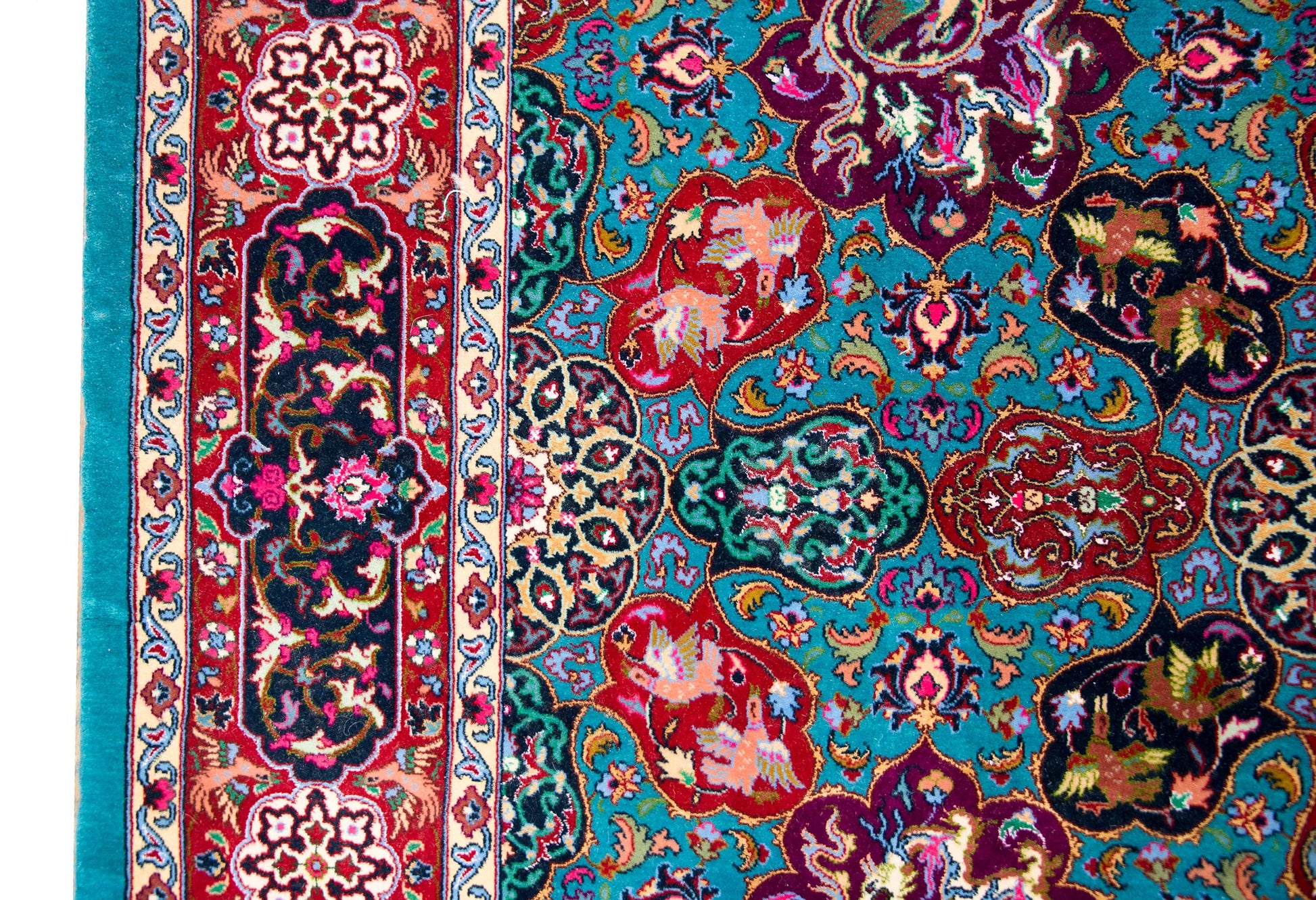 Vintage Persian Tabriz Rug For Sale