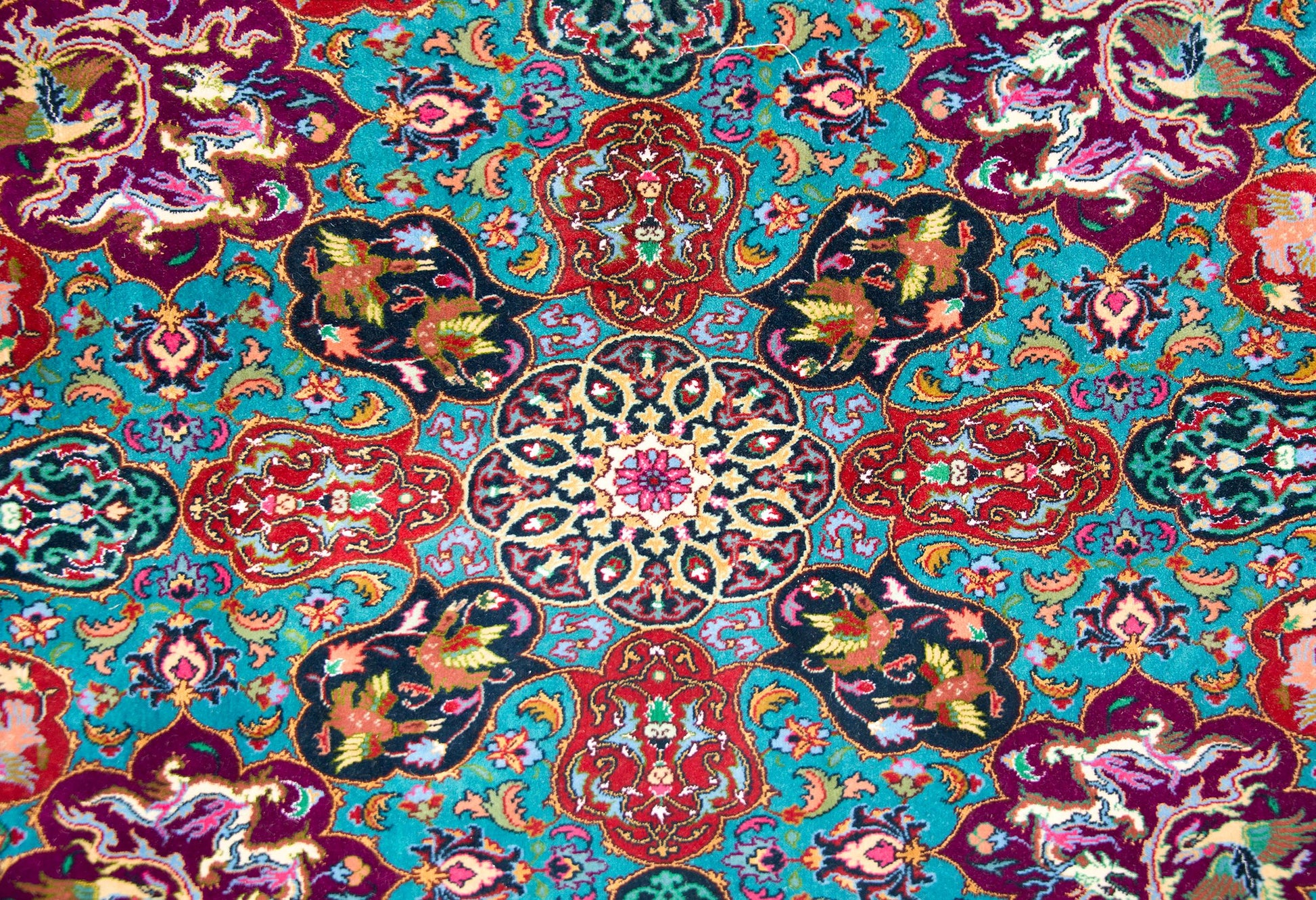 Vintage Persian Tabriz Rug For Sale