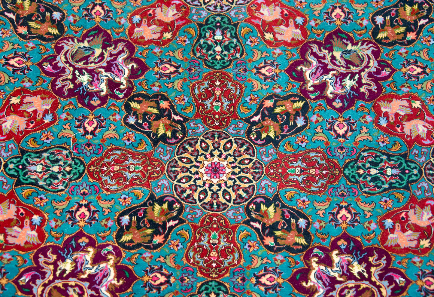 Vintage Persian Tabriz Rug For Sale
