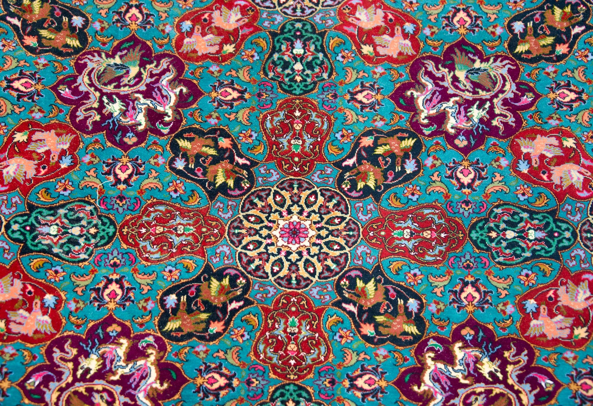 Vintage Persian Tabriz Rug For Sale