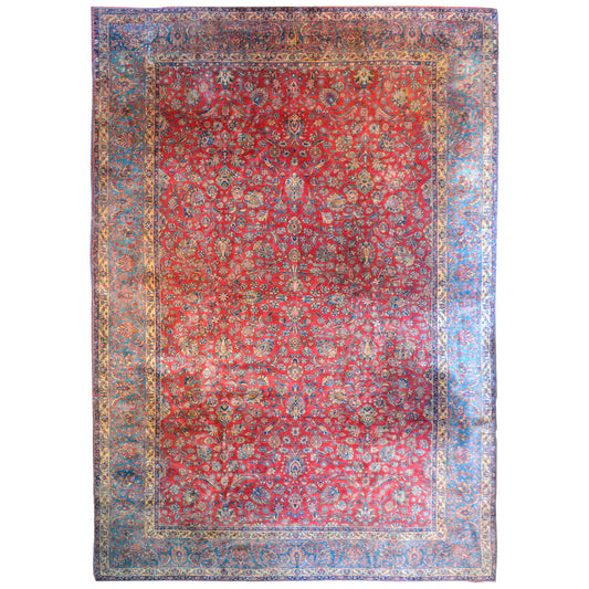 Beautiful Early 20th Century Kashan Rug For Sale
