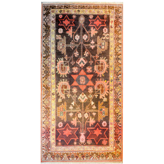 Unusual Early 20th Century Khotan Rug For Sale