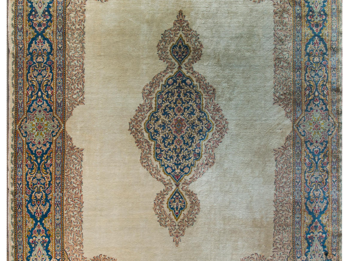 Early 20th Century Persian Kirman Rug For Sale