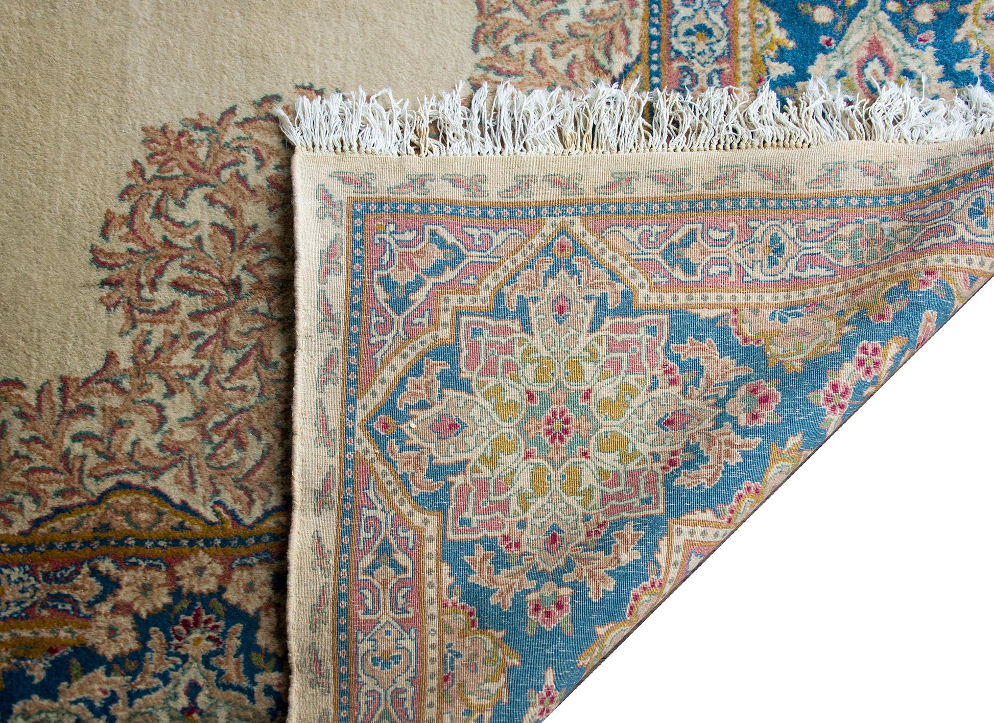 Early 20th Century Persian Kirman Rug For Sale