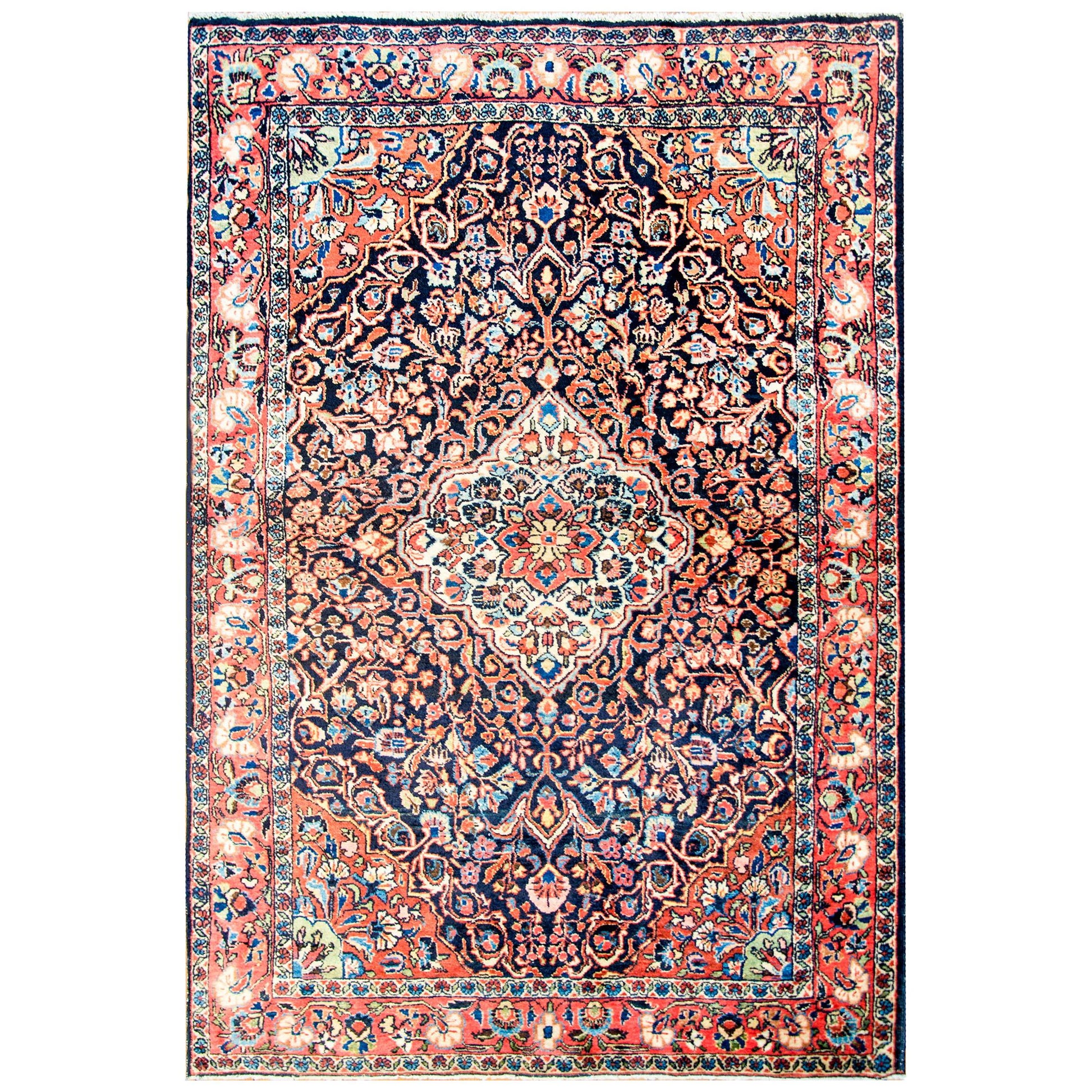 Wonderful Early 20th Century Sarouk Rug For Sale