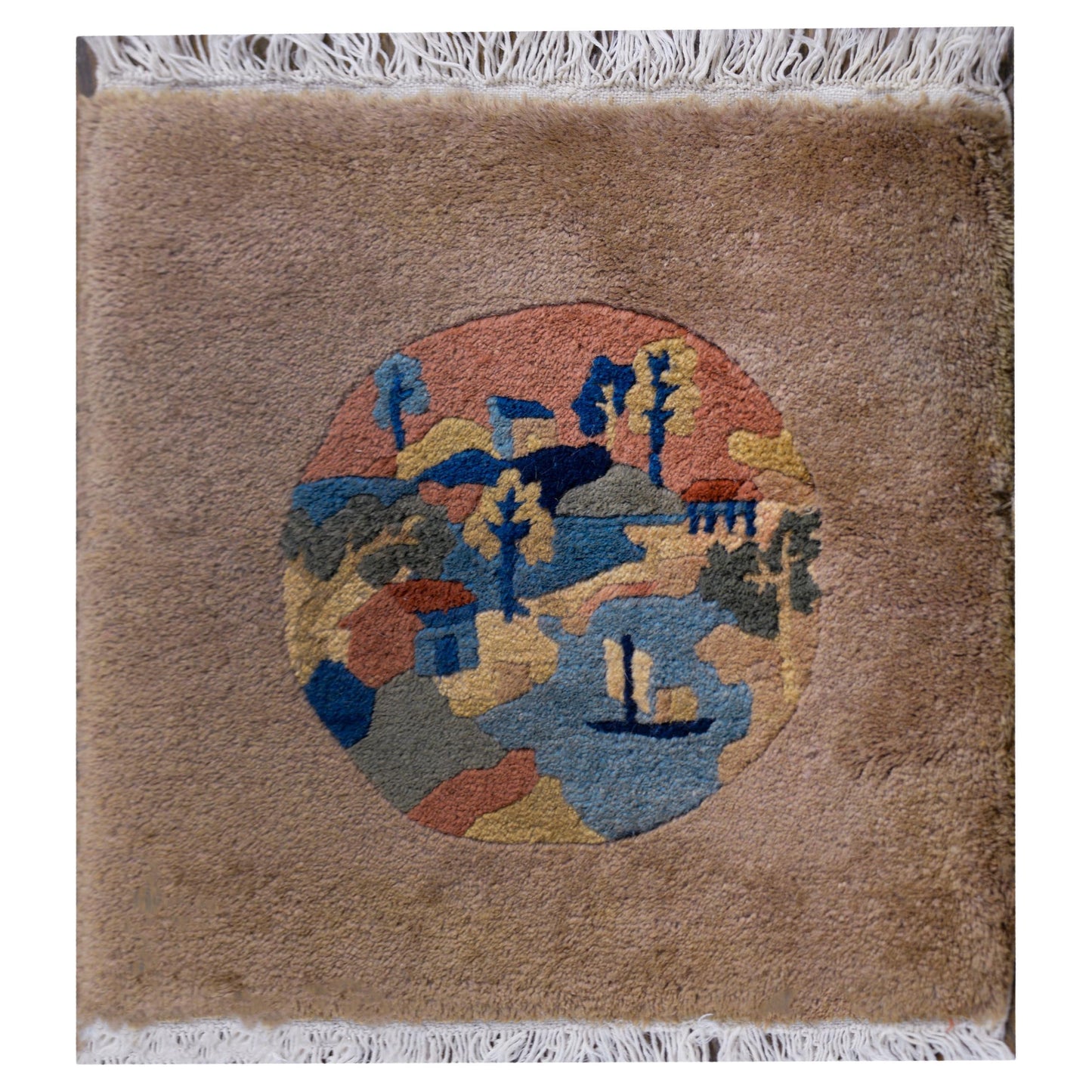 Early 20th Century Chinese Art Deco Rug For Sale