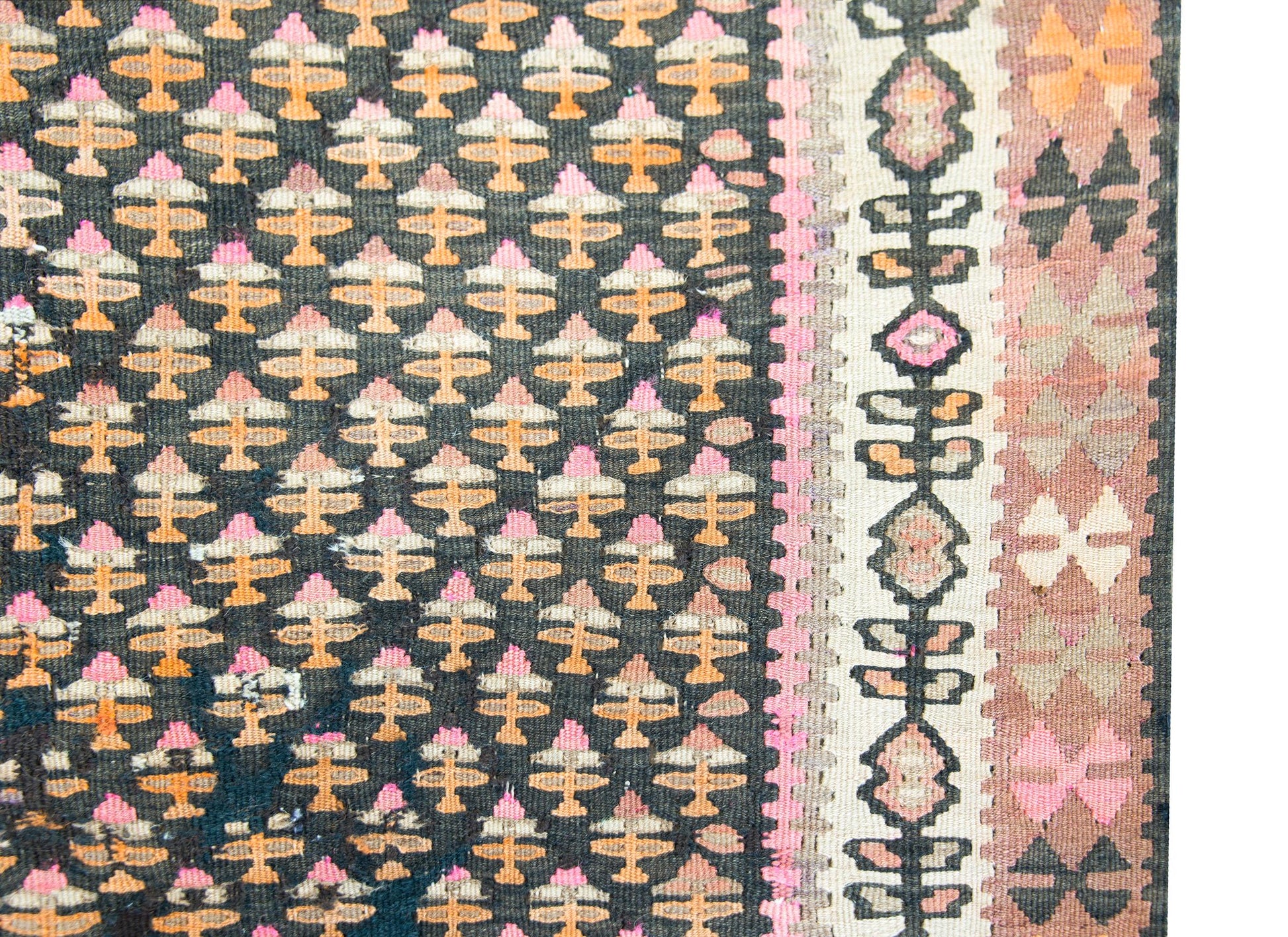 Early 20th Century Kurdish Kilim Rug For Sale