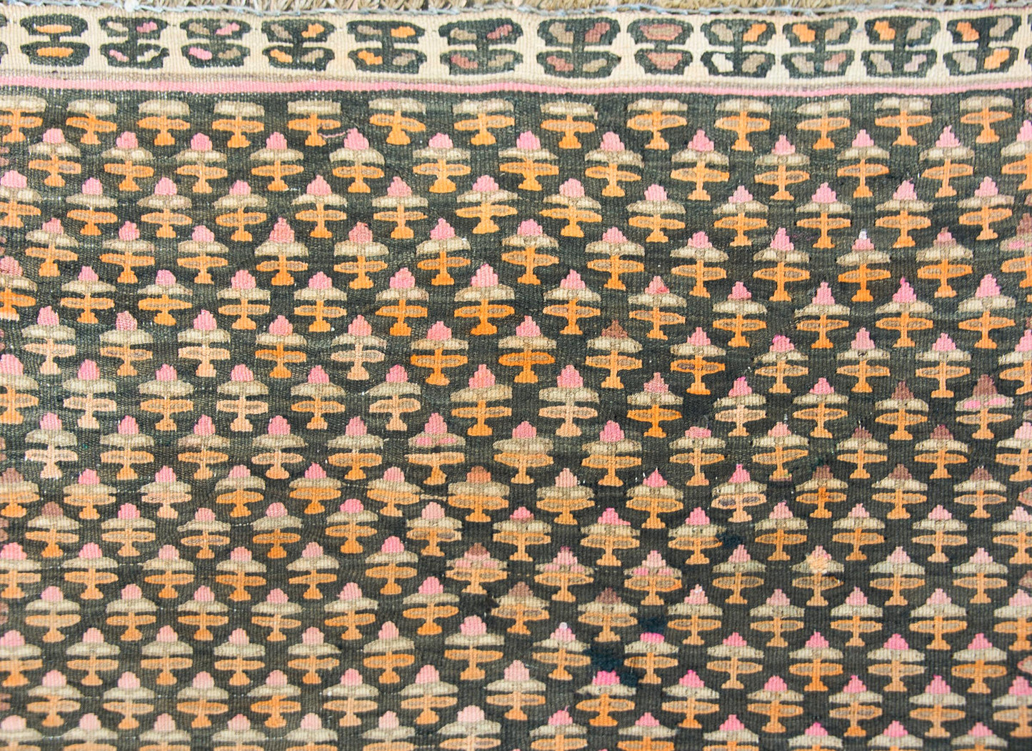 Early 20th Century Kurdish Kilim Rug For Sale