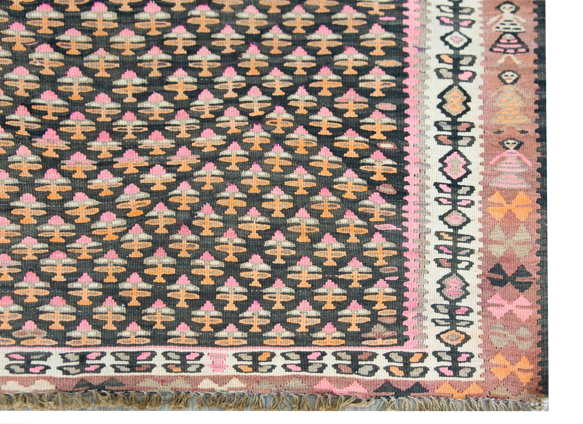 Early 20th Century Kurdish Kilim Rug For Sale