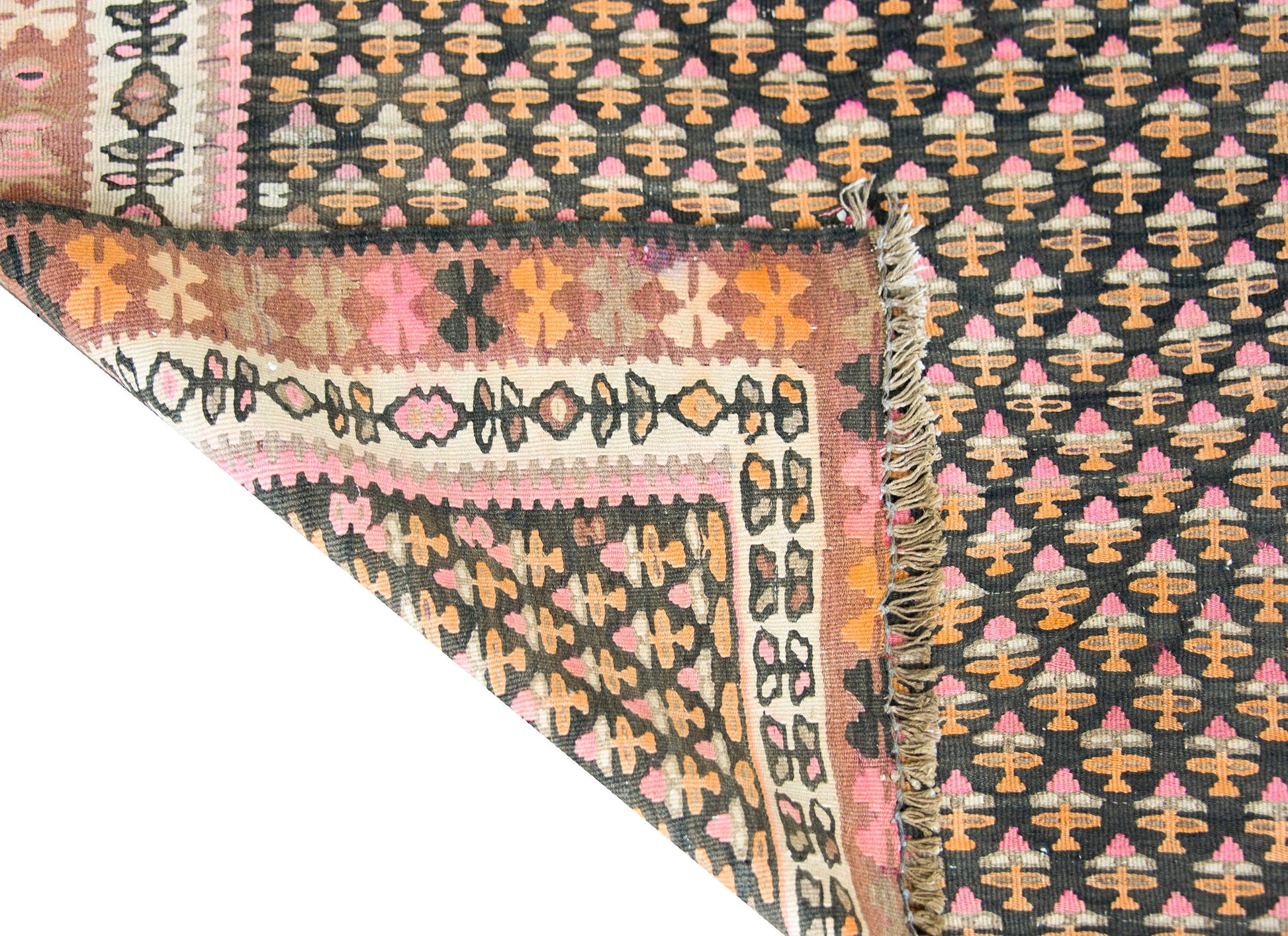 Early 20th Century Kurdish Kilim Rug For Sale