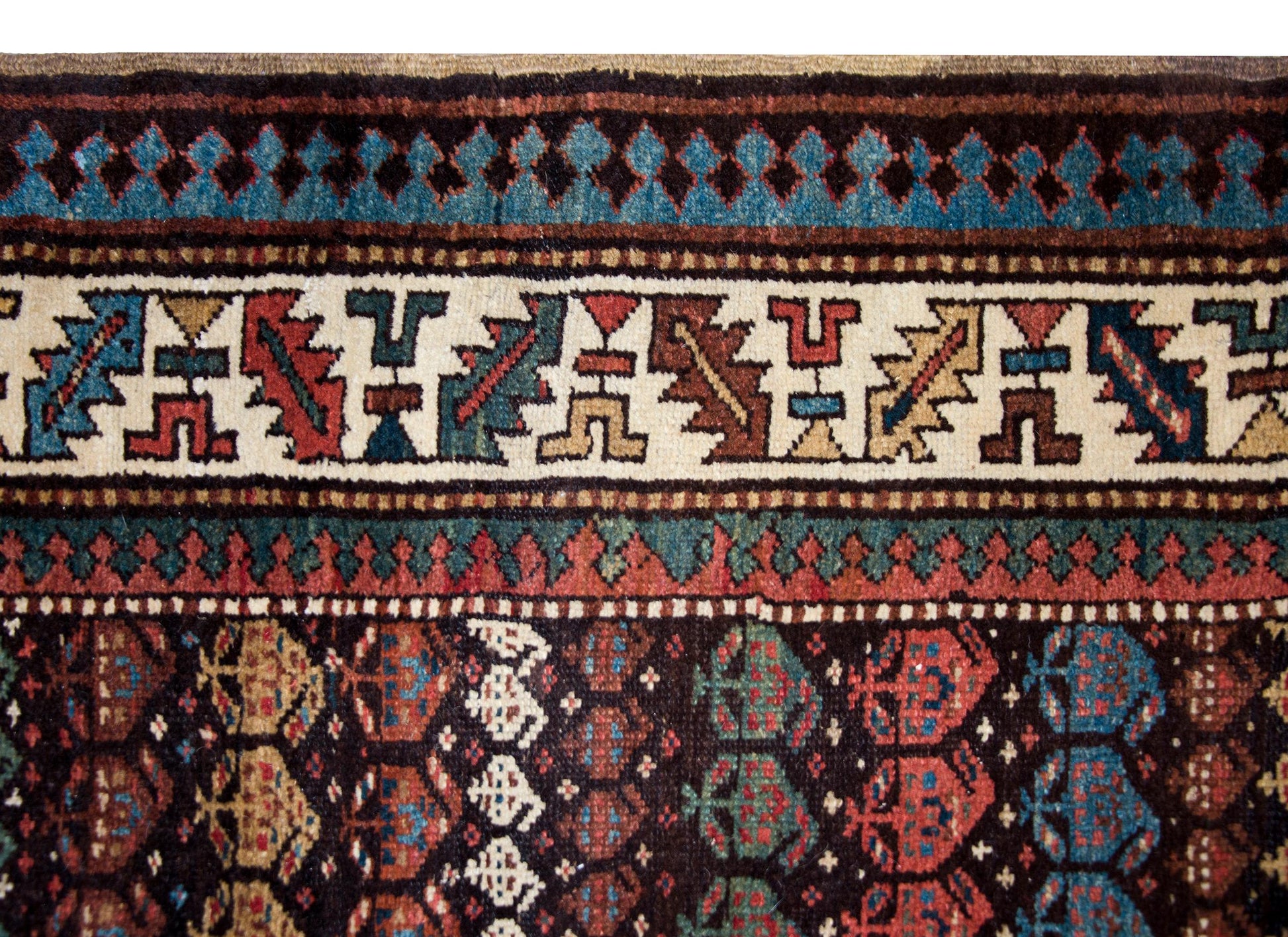 Late 19th Century Persian Kuba Runner For Sale