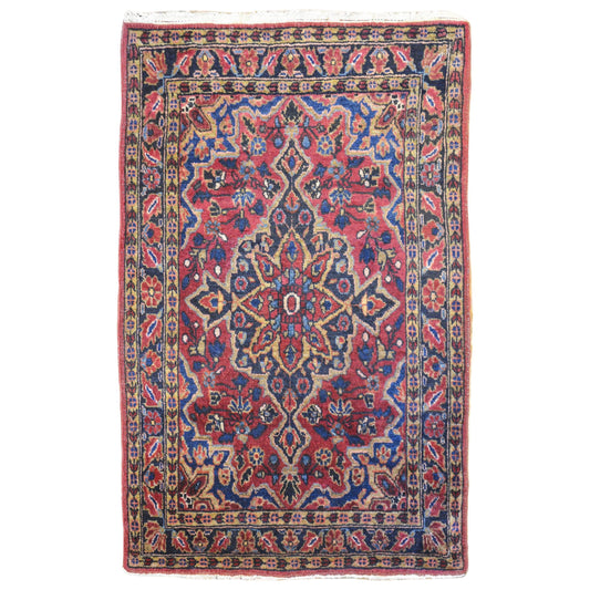 Unusual Early 20th Century Sarouk Rug For Sale