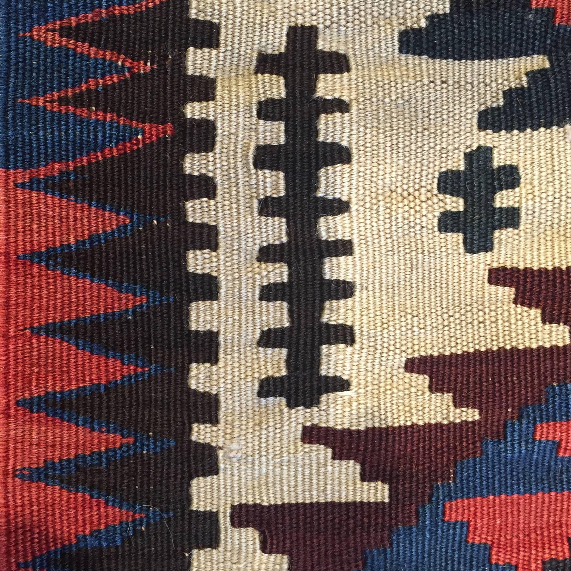 Early 20th Century Shahsavan Kilim For Sale