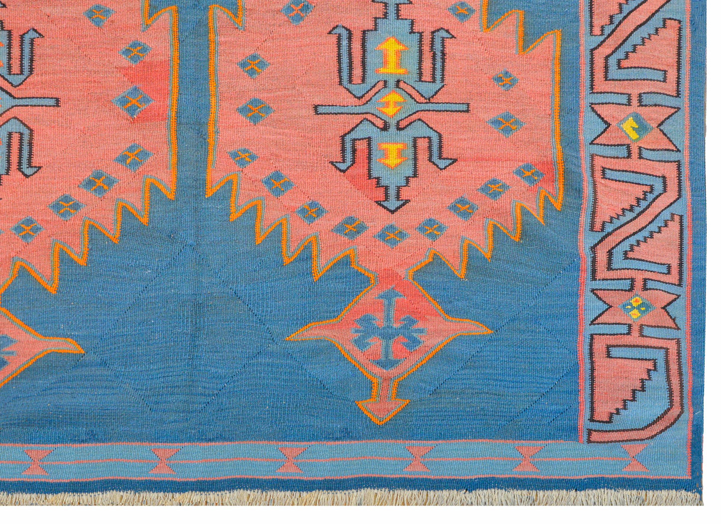 Fantastic Vintage Karebak Kilim Rug For Sale