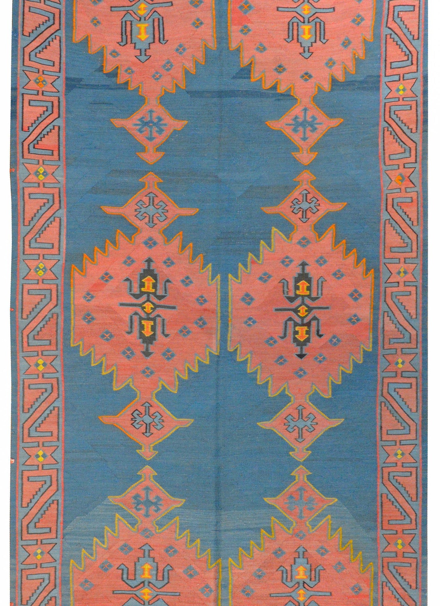 Fantastic Vintage Karebak Kilim Rug For Sale