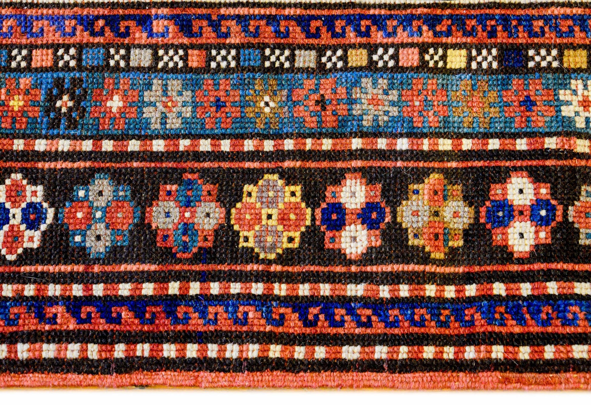 Wonderful 19th Century Kazak Rug For Sale