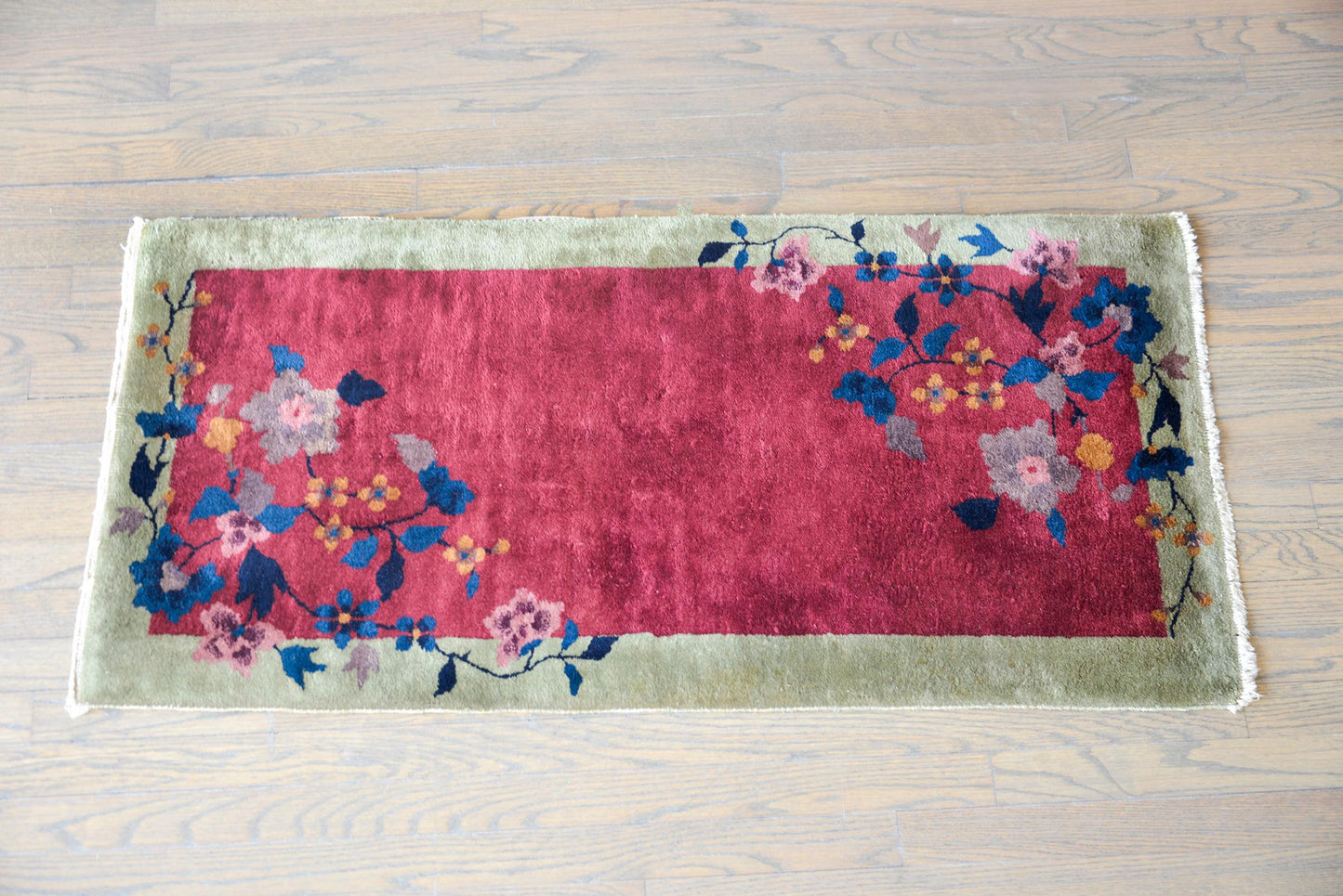 Early 20th Century Chinese Art Deco Rug For Sale