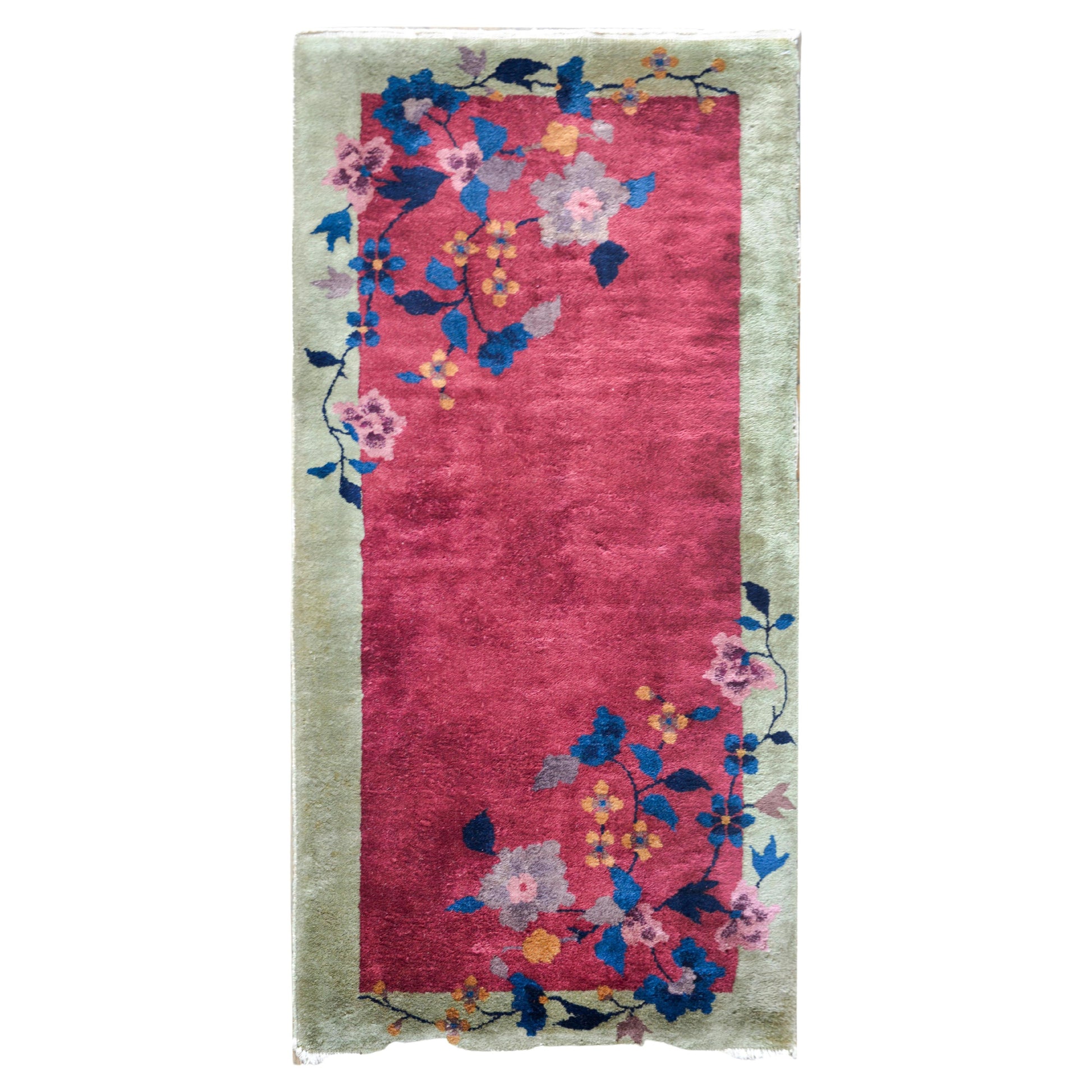 Early 20th Century Chinese Art Deco Rug For Sale