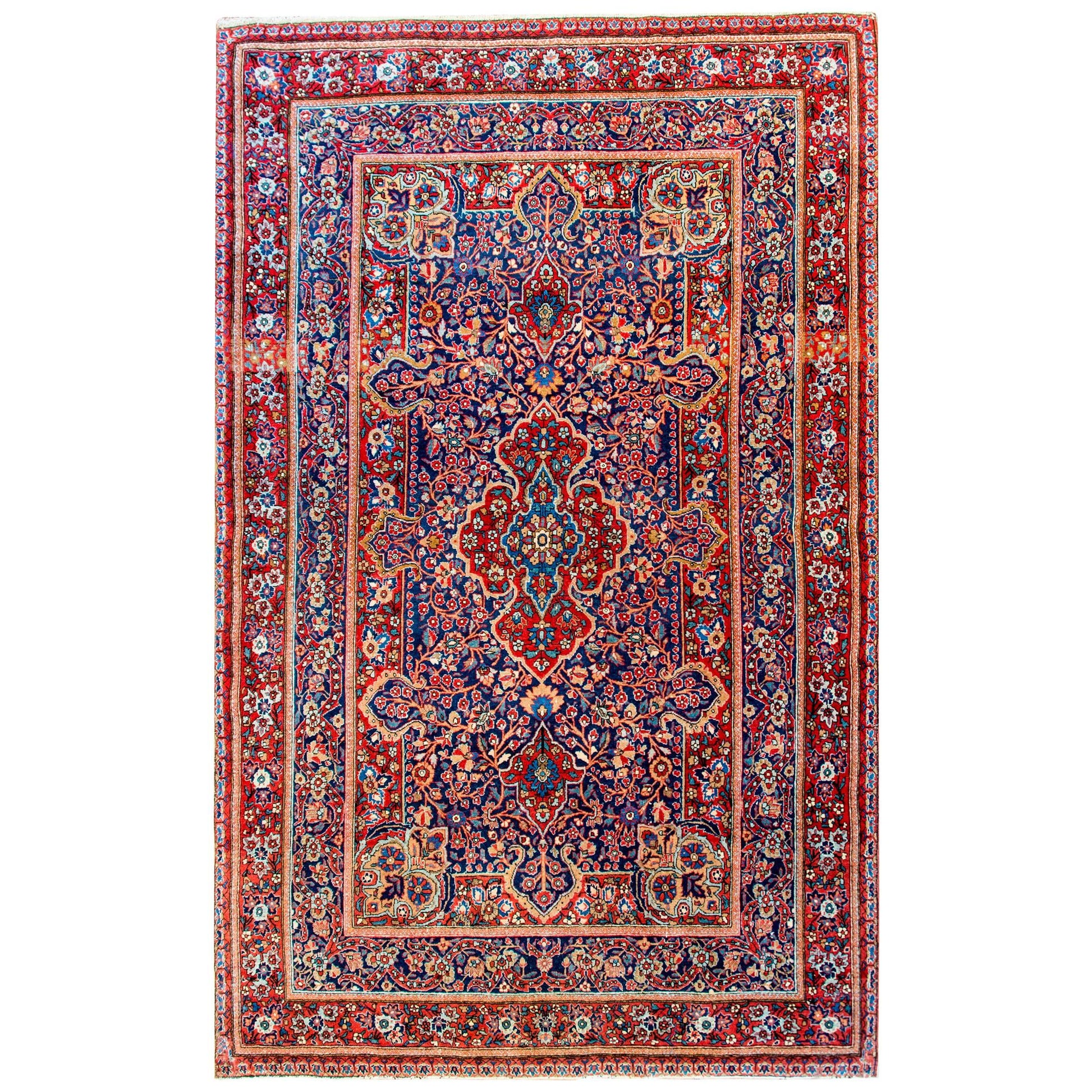 Exceptional Early 20th Century Kashan Rug For Sale