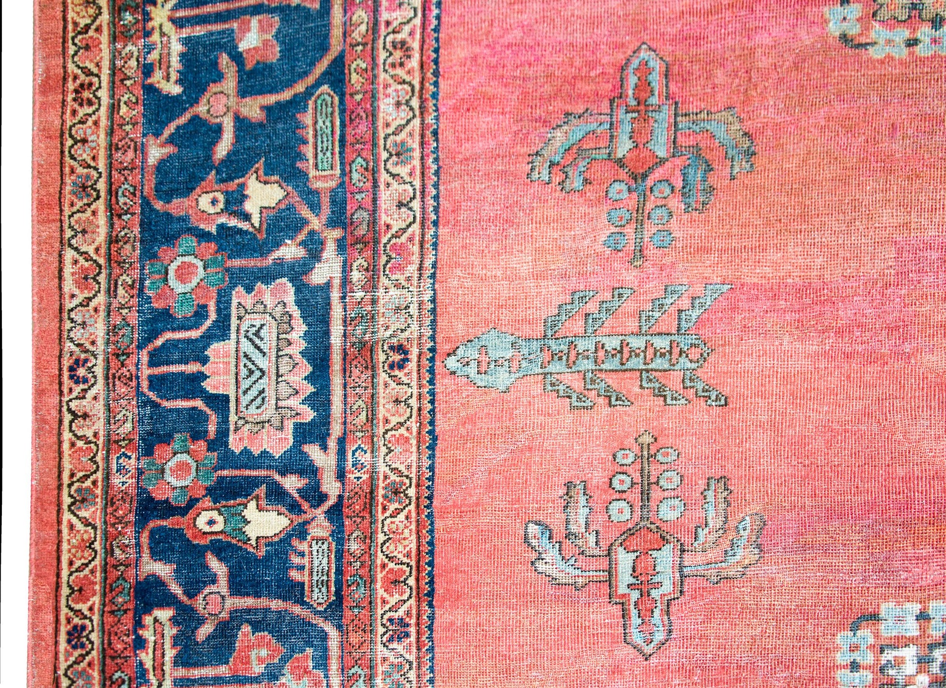 Early 20th Century Persian Sultanabad Rug For Sale