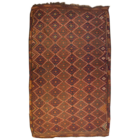 Early 20th Century Ersari Sumack Rug For Sale
