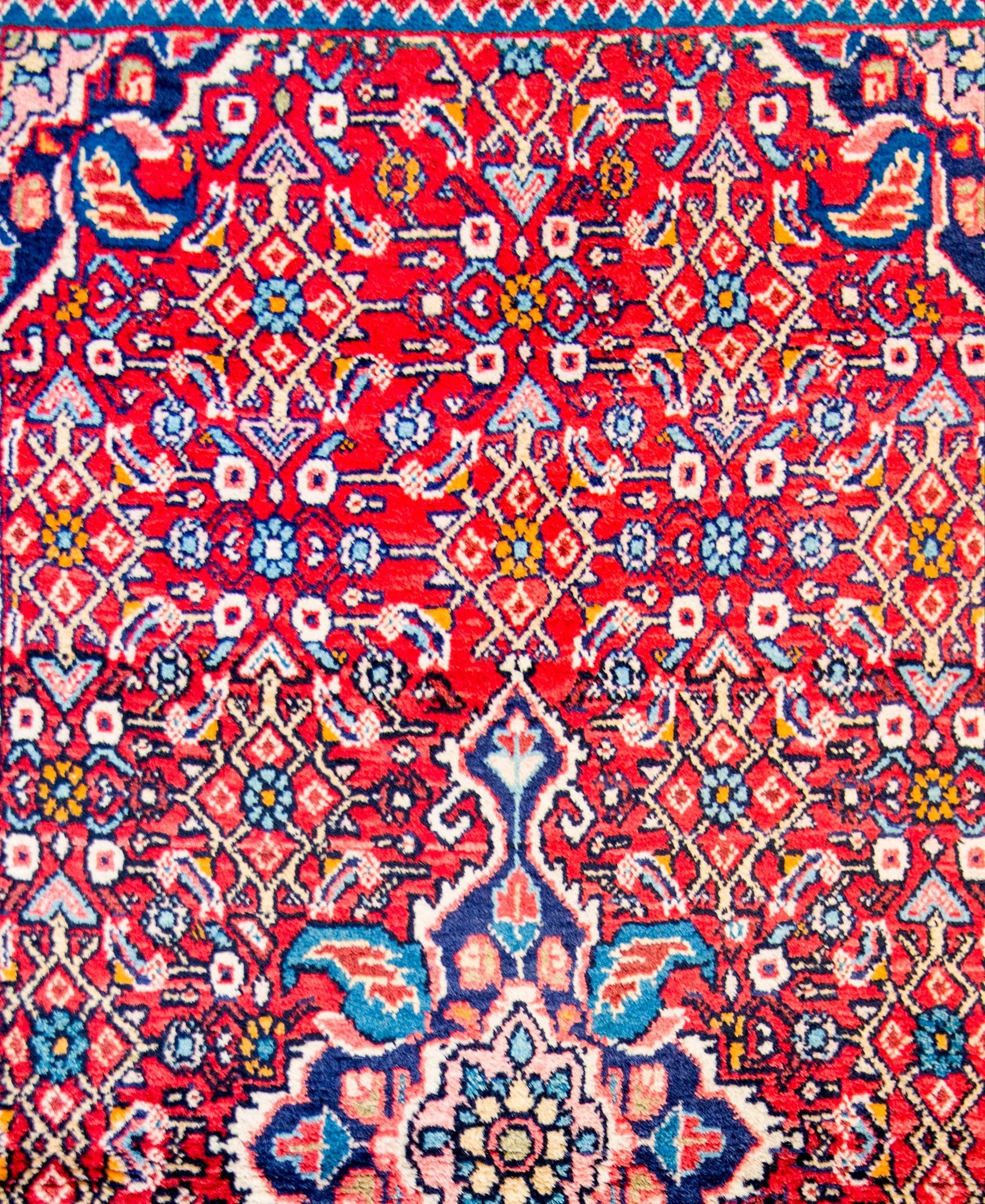 Wonderful Early 20th Century Hamadan Rug For Sale